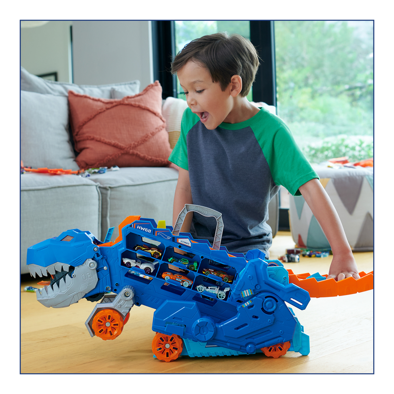 Amazing Hot Wheels City Ultimate T-Rex Transporter - A Must - Have Toy for Kids