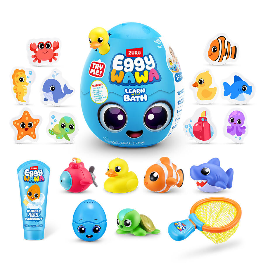 ZURU Eggywawa Series 1 Bathtime Surprise Egg - Over 19 Surprises!