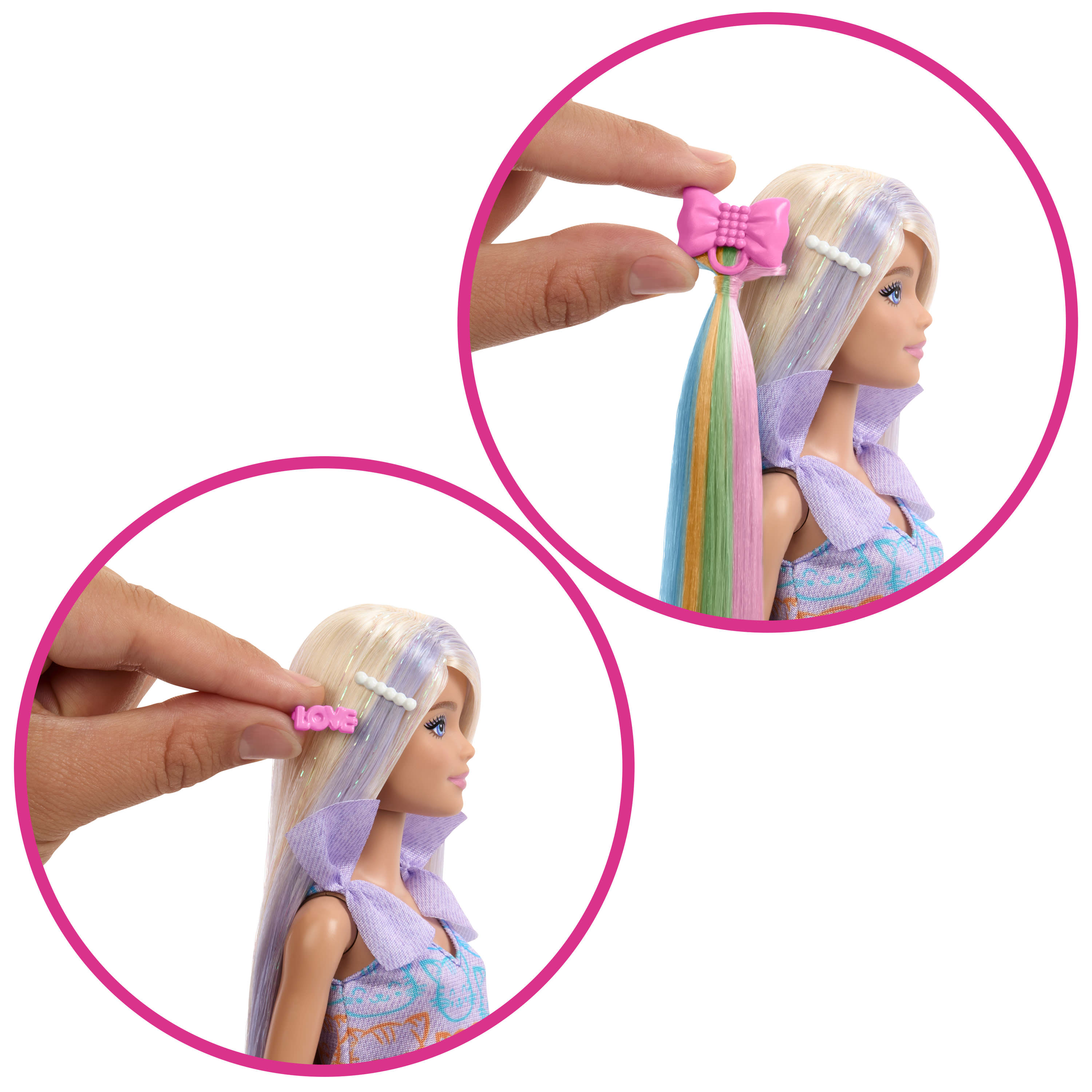 Hot Deal! Blonde Barbie Doll from Fun & Fancy Hair Collection