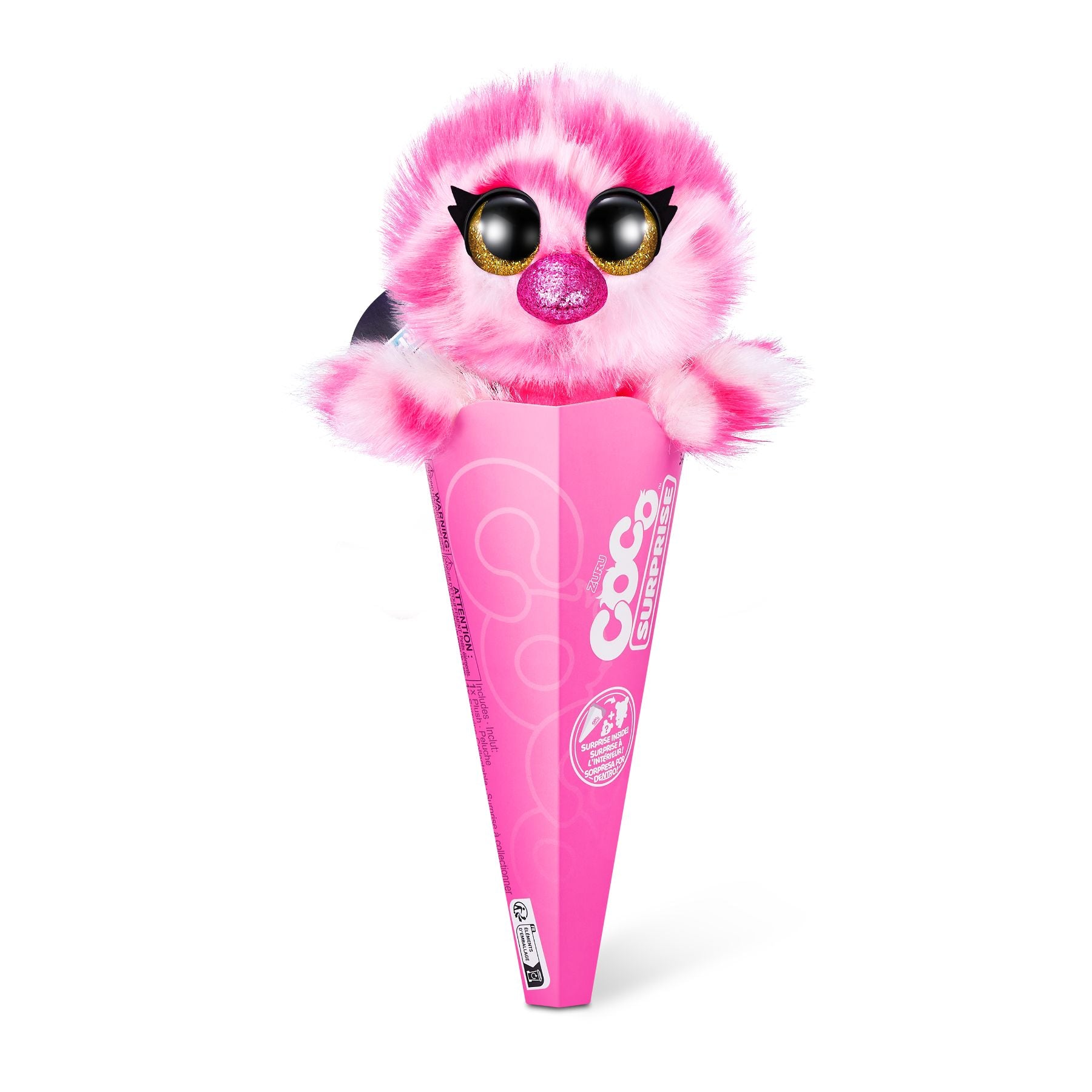 ZURU Neon Flapper Coco Surprise - Bright and Cuddly Plush Pets