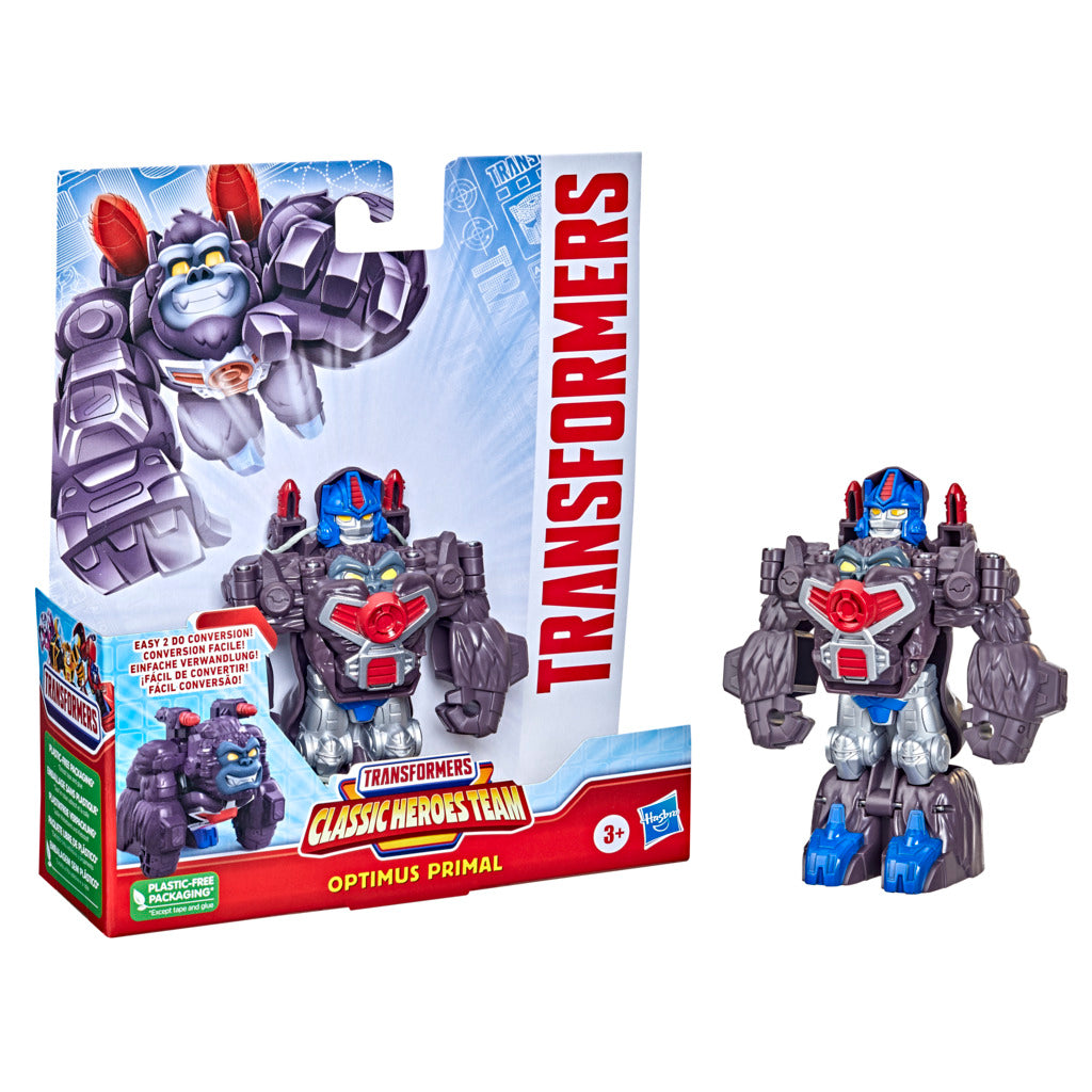 Hot! Transformers Classic Optimus Primal 2-in-1 Action Figure