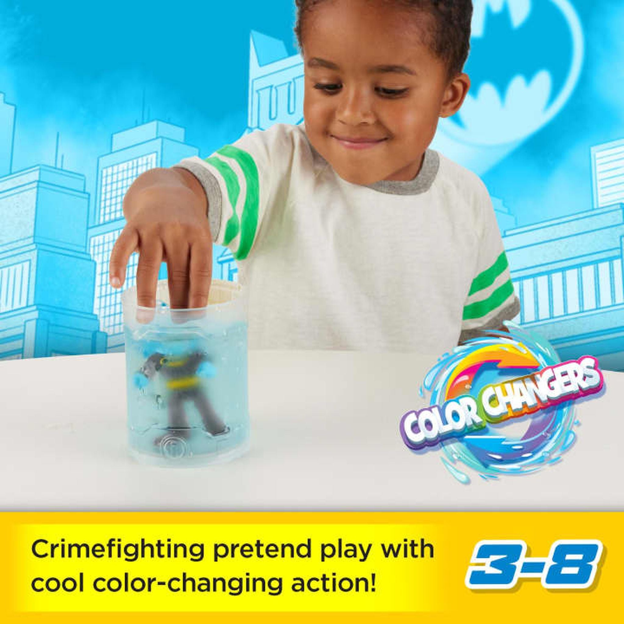 Hot Deal! Fisher-Price Imaginext DC Super Friends Color - Changing Action Figures: Batman & Mr Freeze