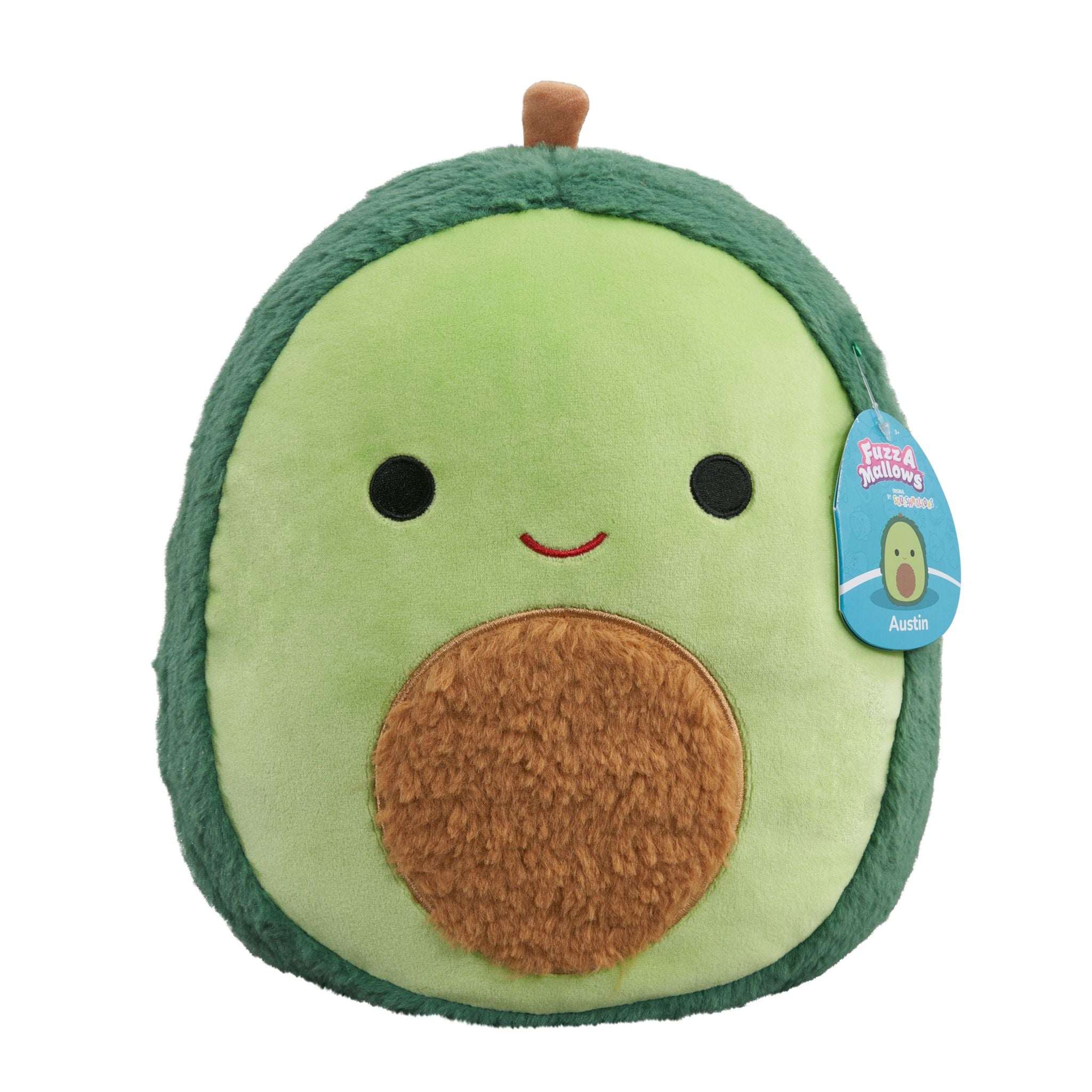 12-Inch Fuzzy Squishmallows Plush - Austin The Avocado