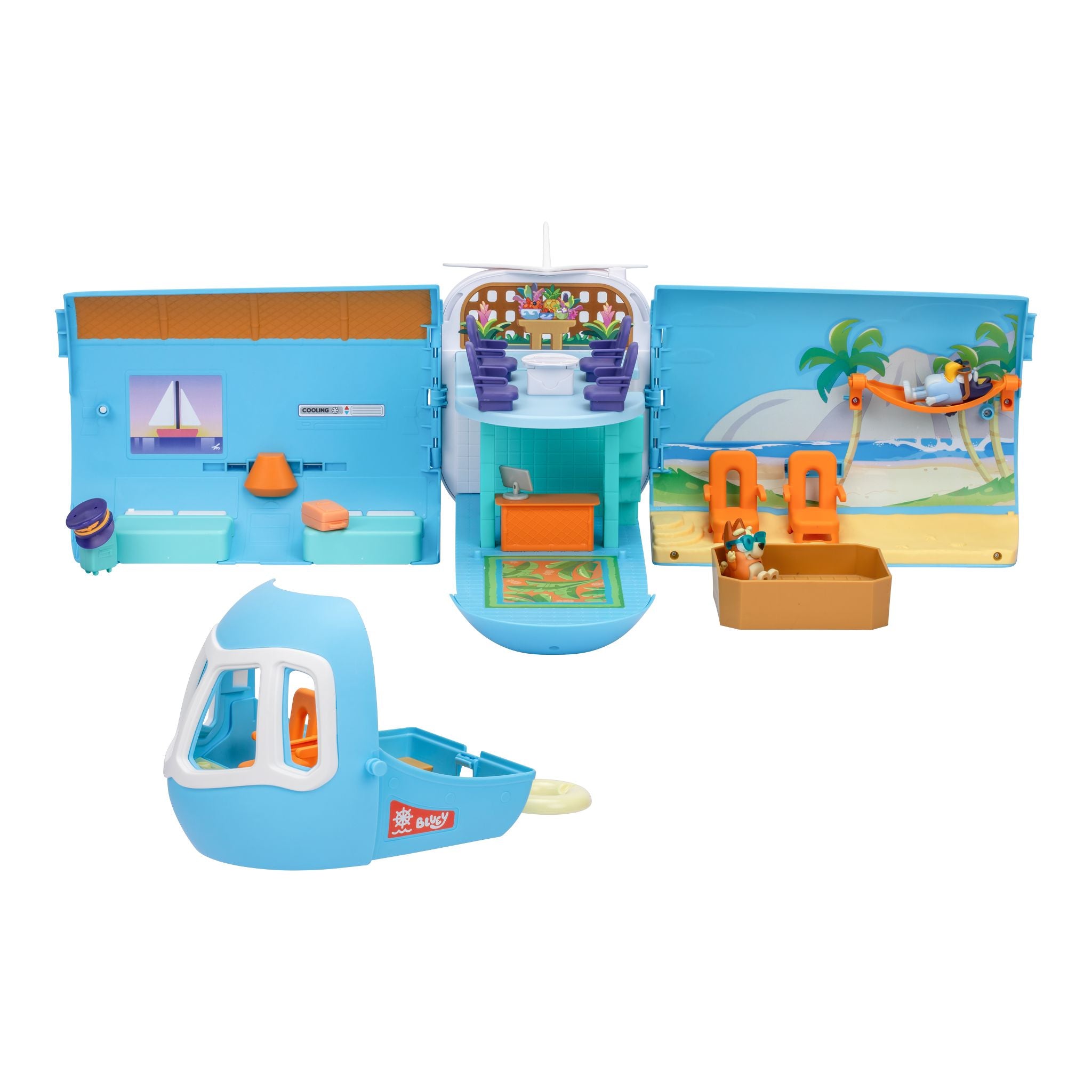 Bluey 3-In-1 Transforming Airplane Playset - Exclusive Figures & Sounds!