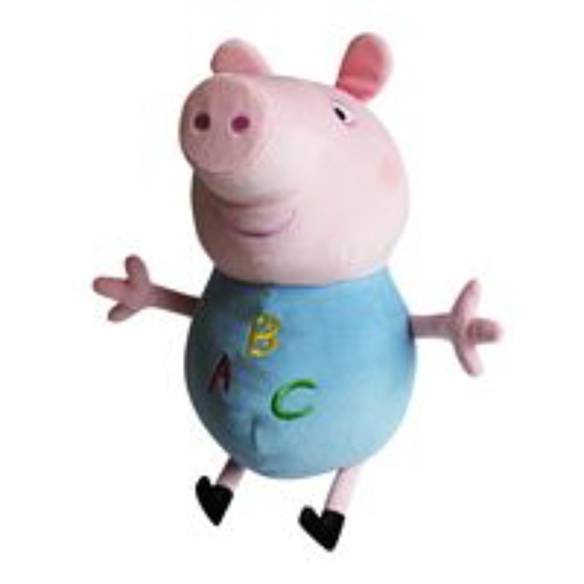 Interactive 35cm Peppa Pig Talking George Soft Toy with 4 Fun Phrases