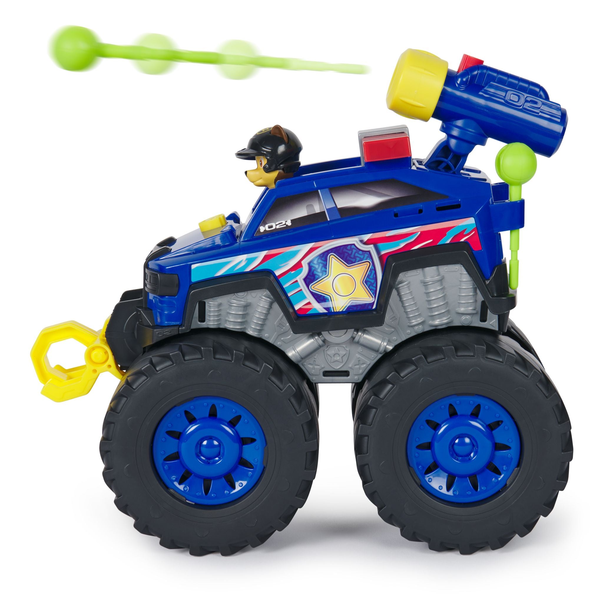 PAW Patrol Chase's Super-Powered Hauling Rescue Racer with Lights and Sounds