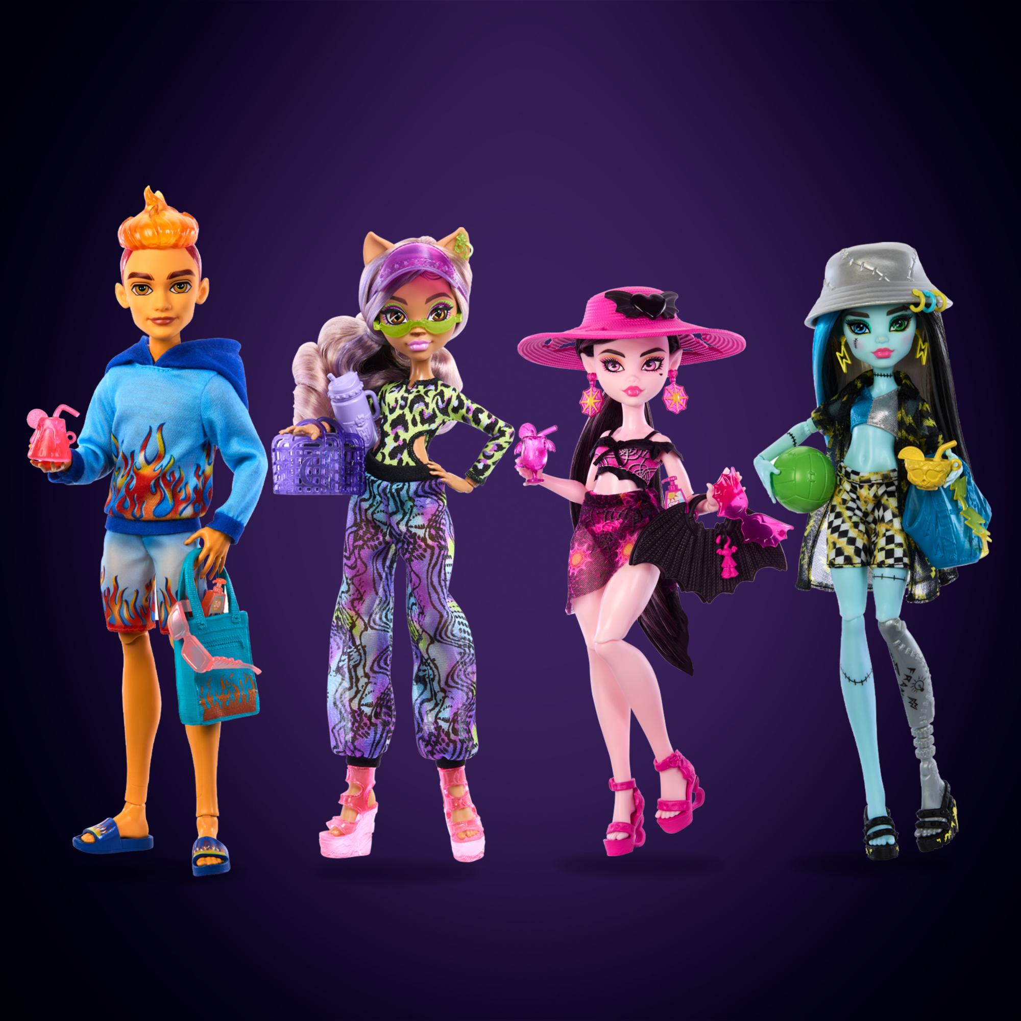 Hot Deal! Monster High Frankie Doll for Scare-Adise Island Vacation
