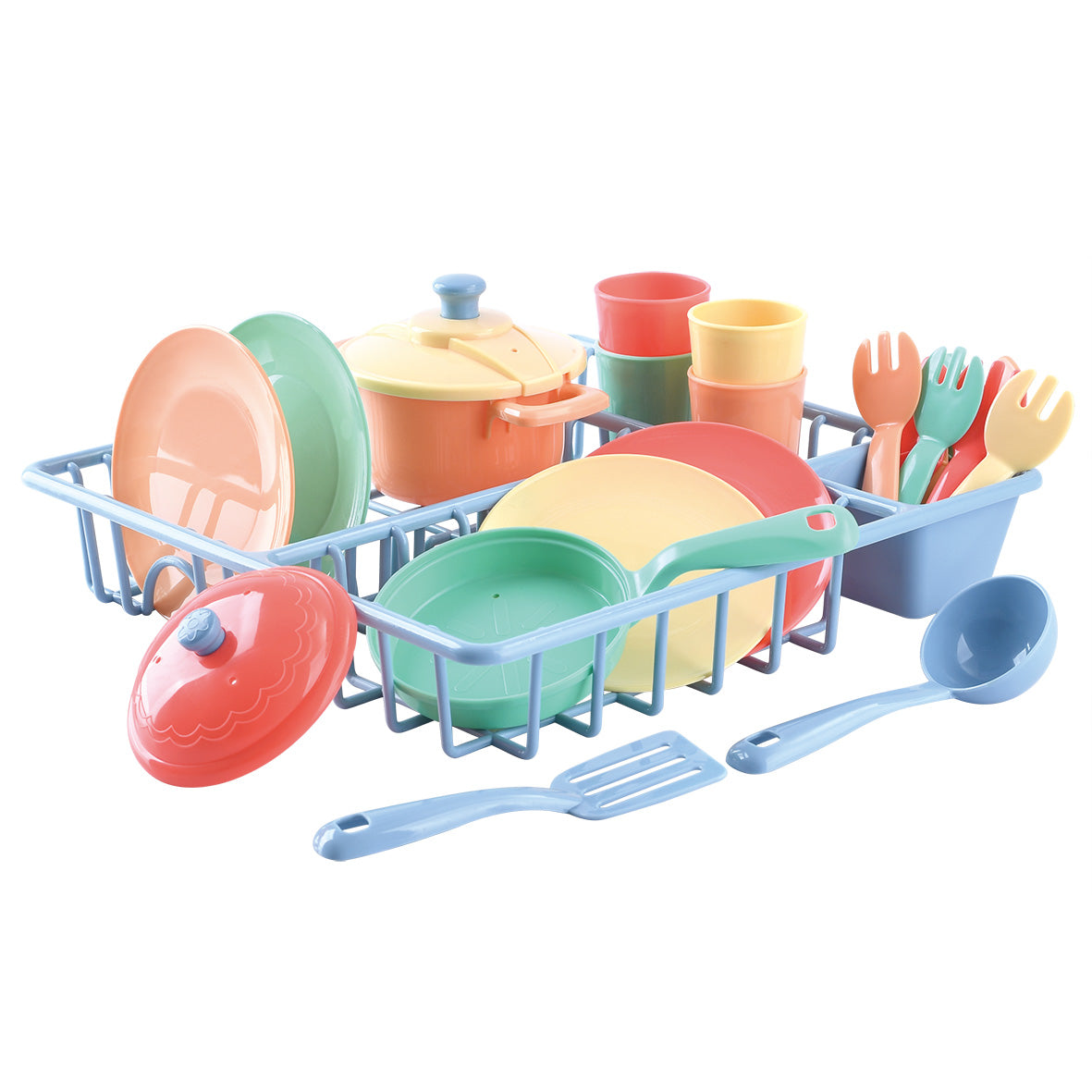 Playgo Toys Recycled Dish Drainer & Kitchen Set - Great Deal!