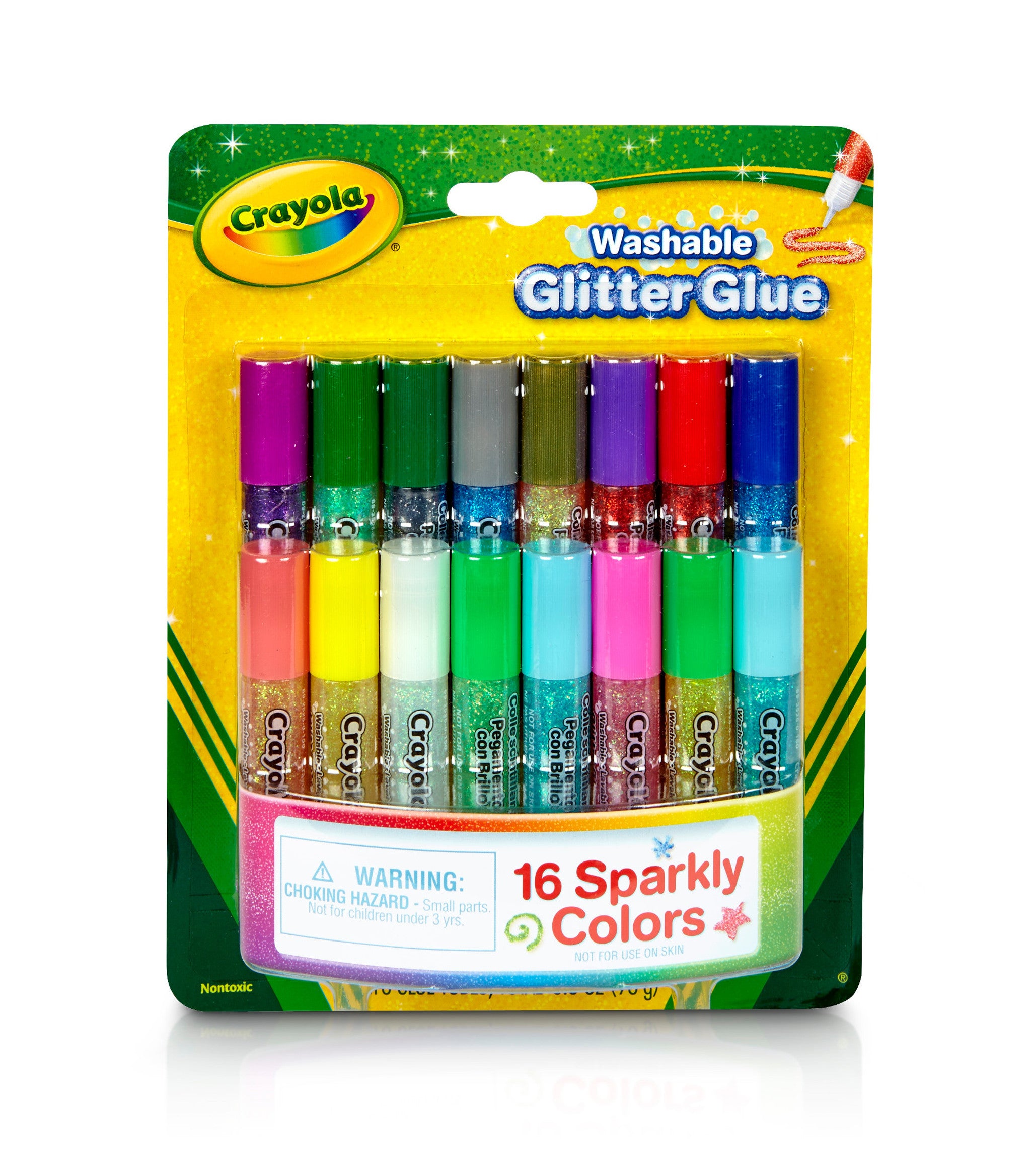 Get 16-Pack of Crayola Pip Squeaks Washable Glitter Glue for Your Arts and Crafts