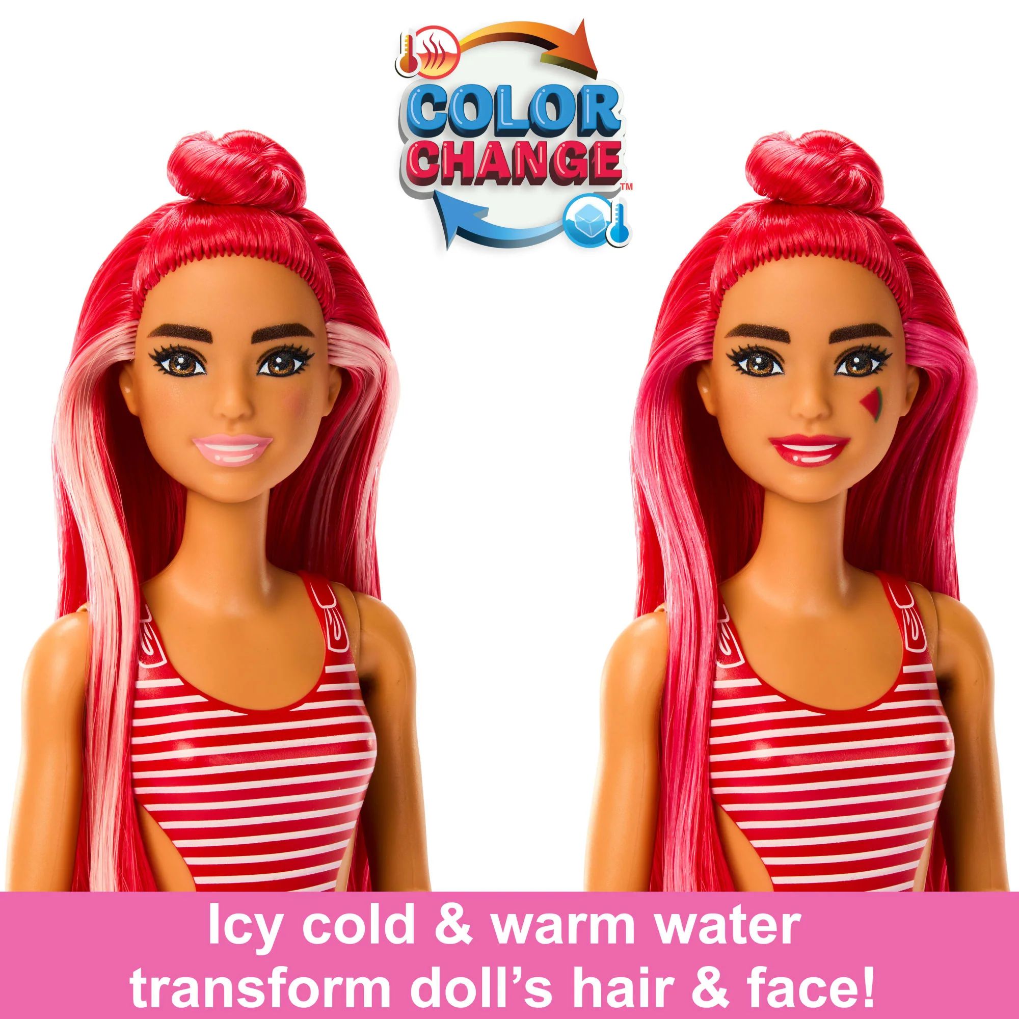 Hot! Barbie Pop Reveal Juicy Fruits - Watermelon Crush