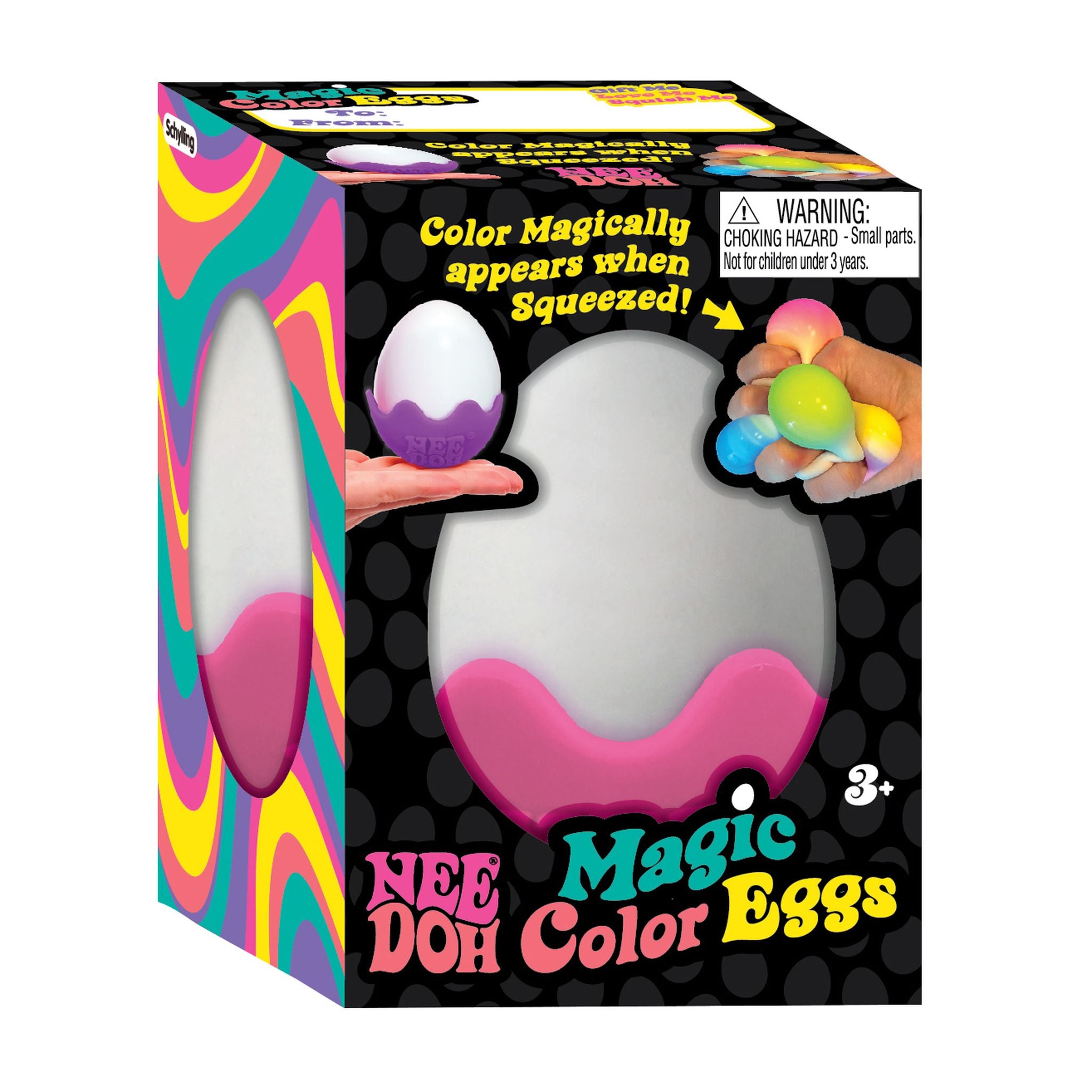 Schylling NeeDoh Magic Color Egg - Assorted Styles, Great for Kids!