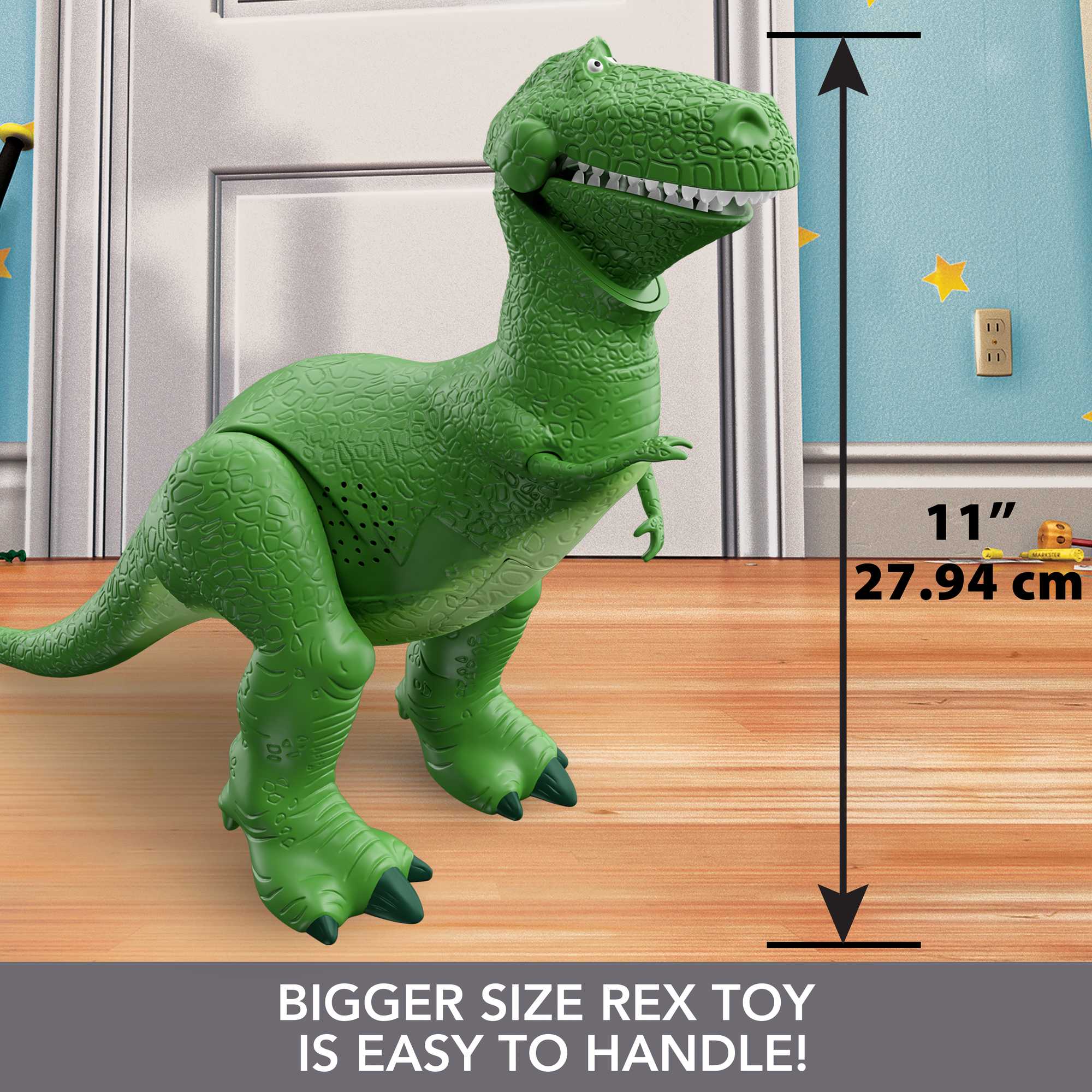 Disney Pixar Toy Story's Hilarious Roarin' Laughs Rex Dinosaur Toy