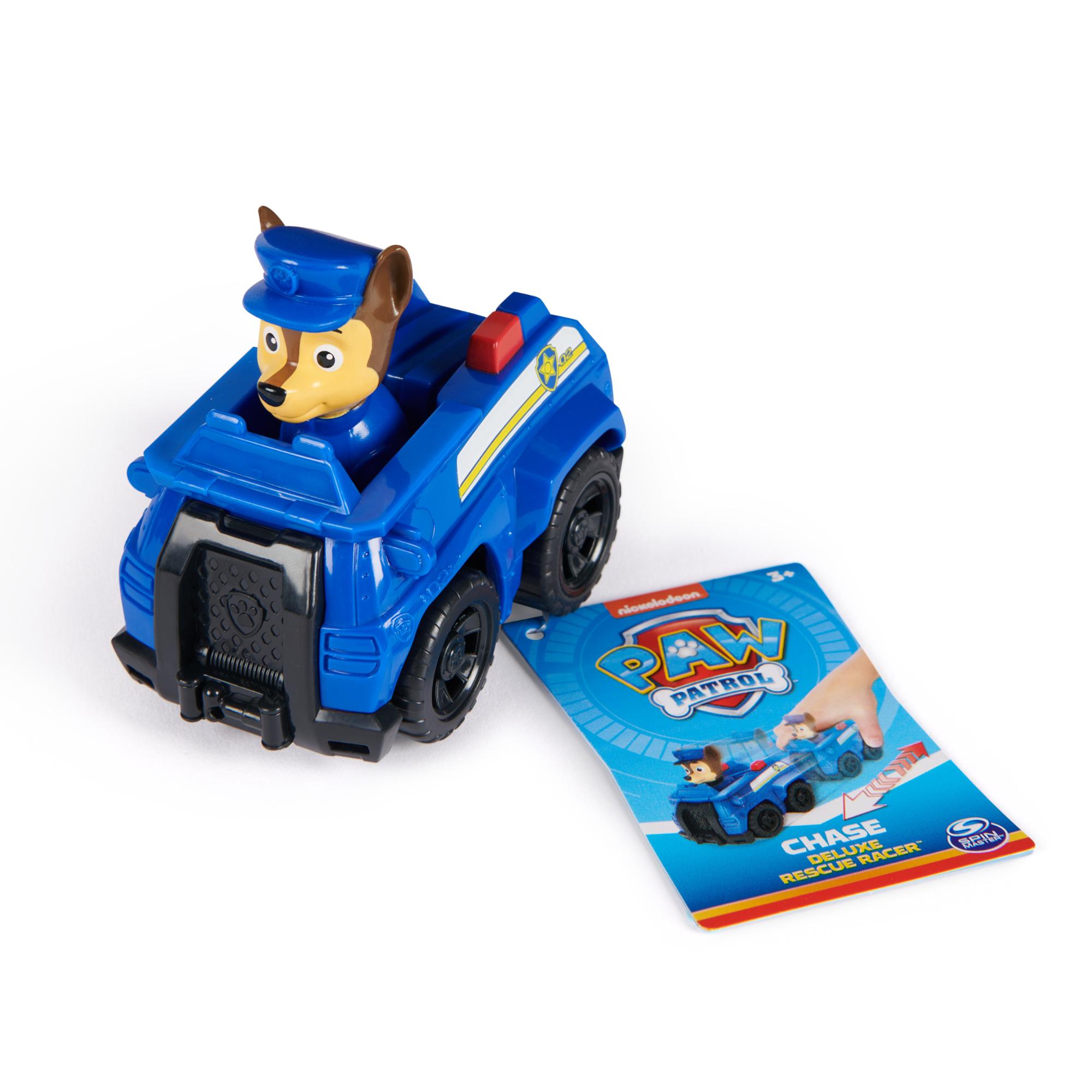 PAW Patrol Deluxe Rescue Racers - Chase: Collectible Toy Cars