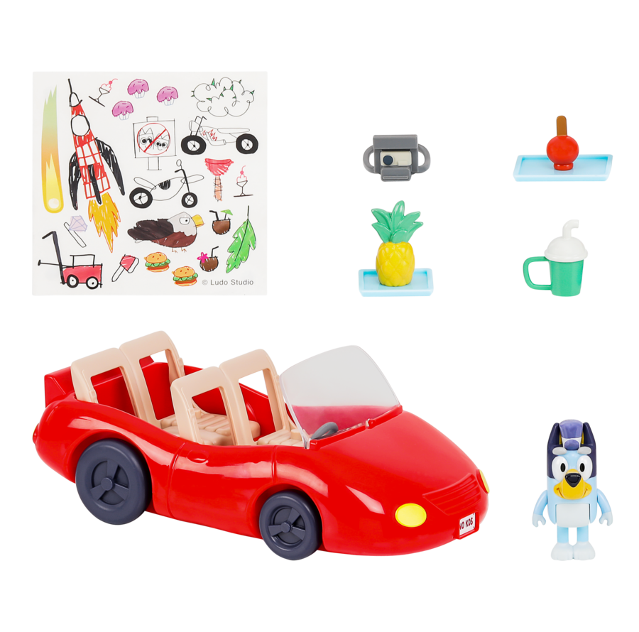 Bluey Series 9: Exclusive Convertible Playset with 2.5' Bluey Figure