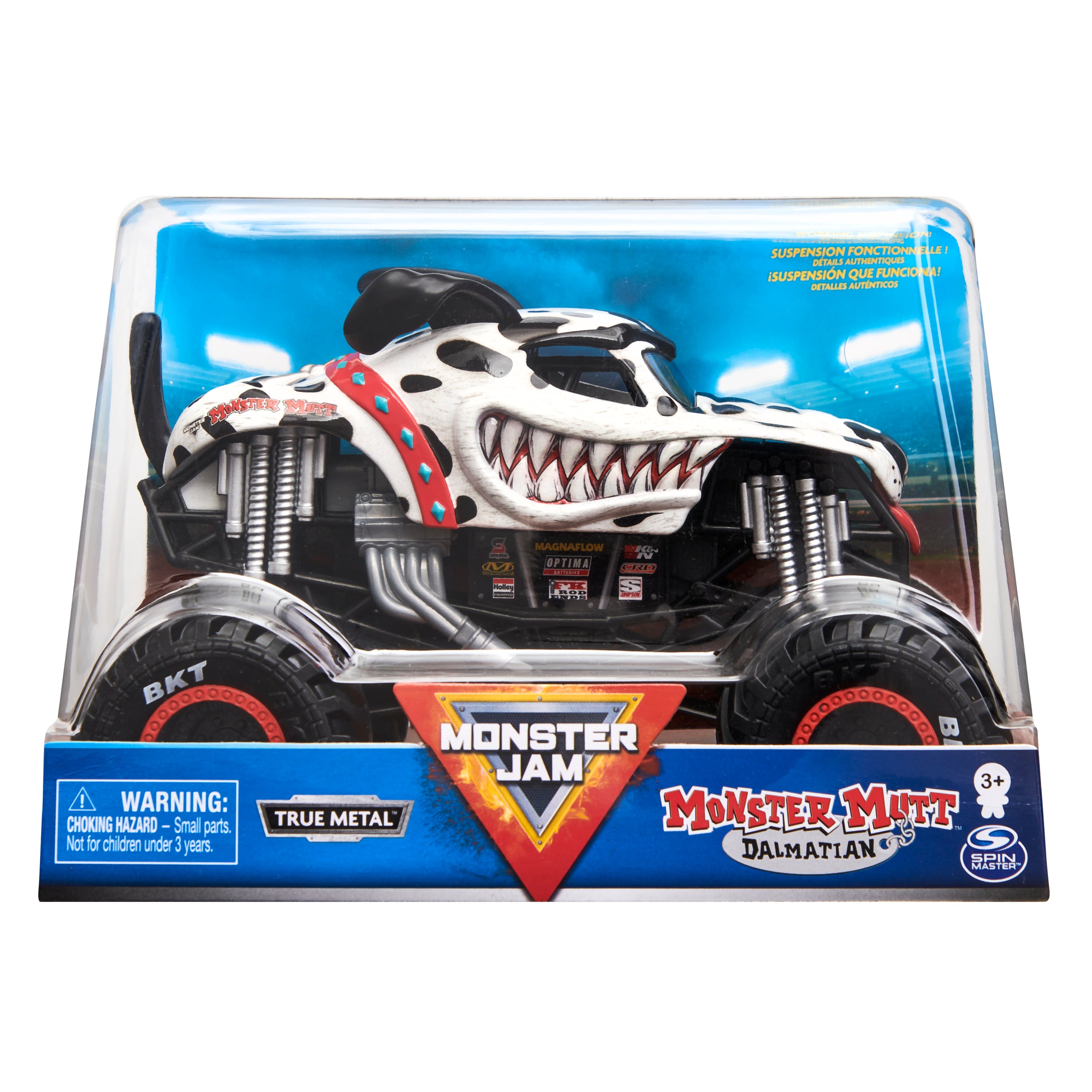 Hot Deal! 1:24 Scale Monster Jam Die - Cast Monster Truck - Monster Mutt Dalmatian