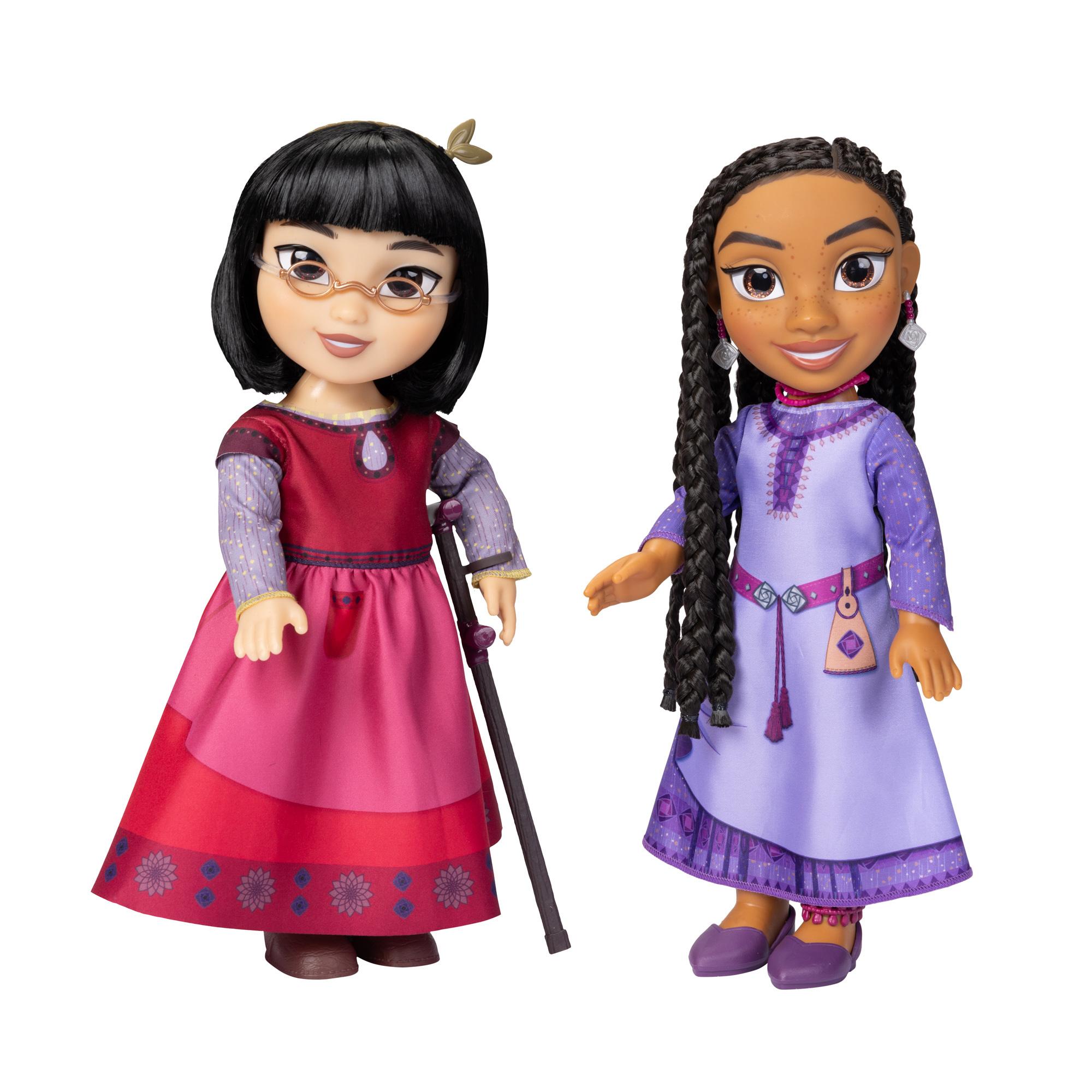 Disney Wish 38cm Large 2-Pack Asha & Dahlia Best Friends Dolls