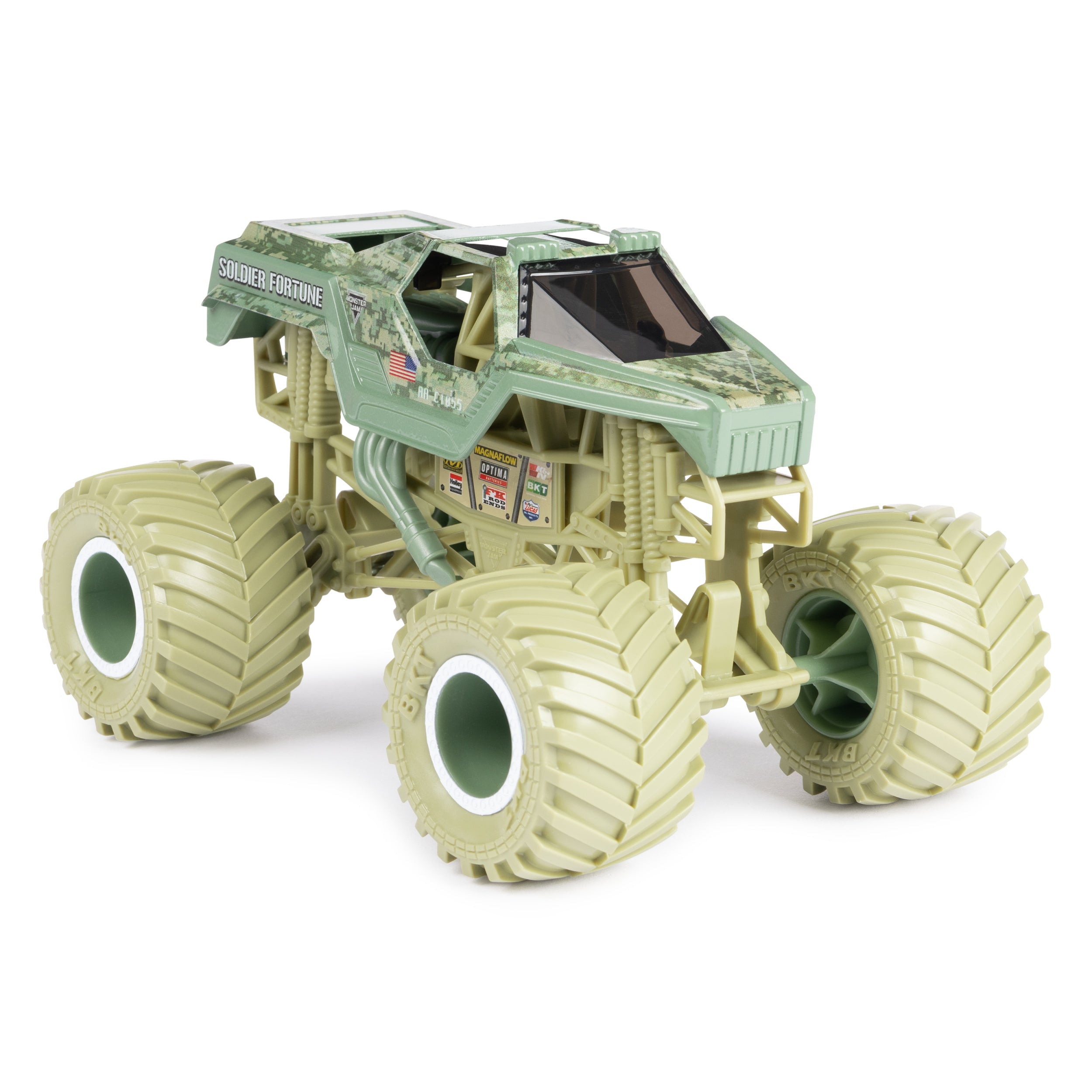 Hot Deal! Monster Jam 1:24 Scale Die - Cast Monster Truck Series 19, Soldier Fortune