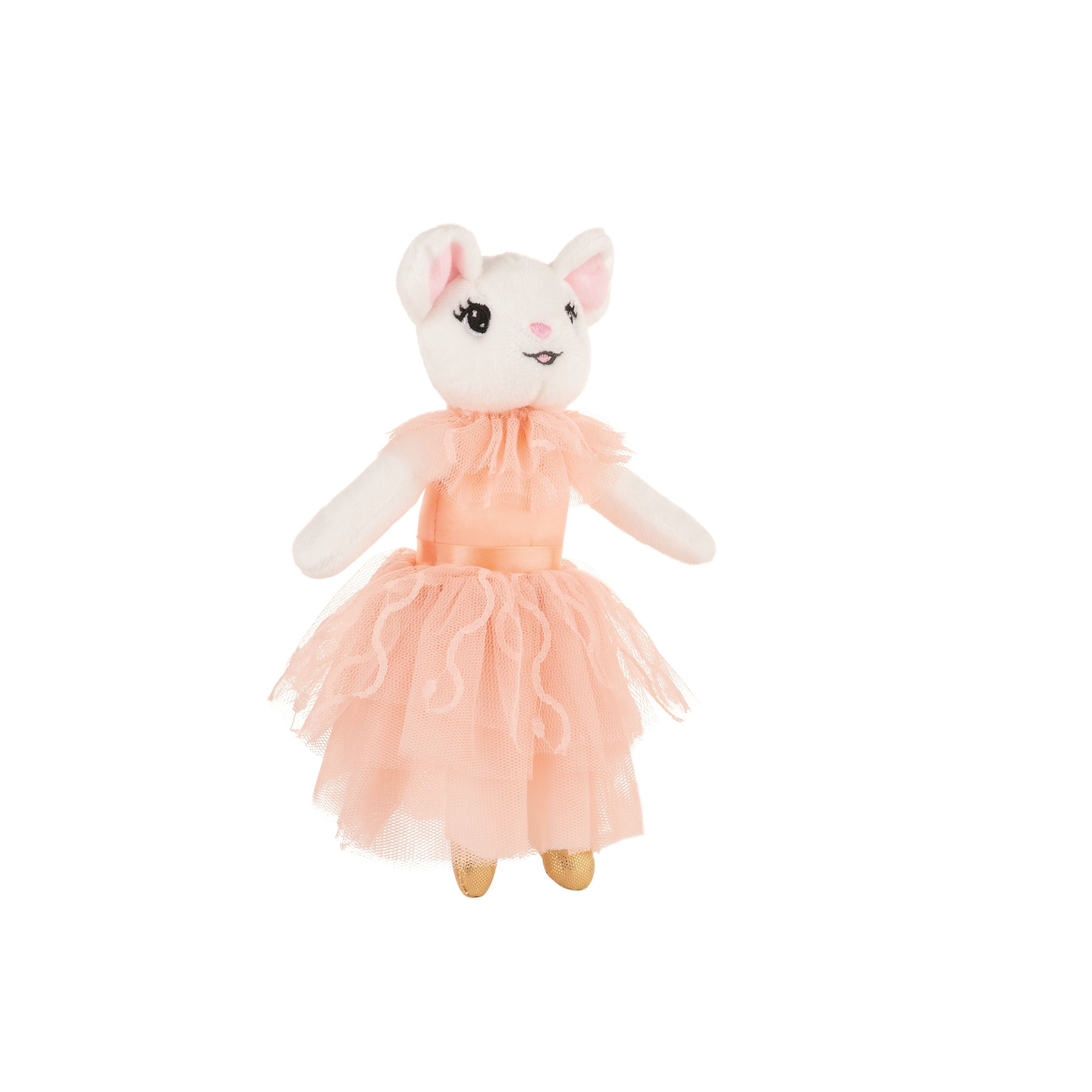 Hot Sale! 20cm Claris Mini Parisian Peach Soft Plush Toy - The Chic Mouse from Paris
