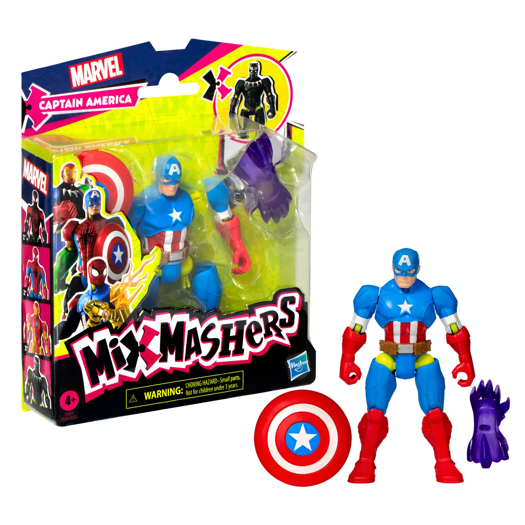 Hot Sale! Marvel Avengers MixMashers Captain America Collectible Action Figure