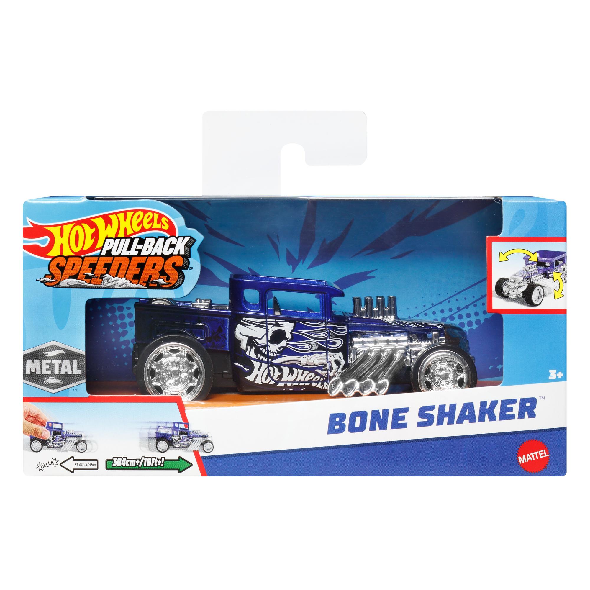 Hot Wheels 1:43 Scale Pull-Back Speeders - Assorted Cool Styles, Great Gift for Collectors and Kids