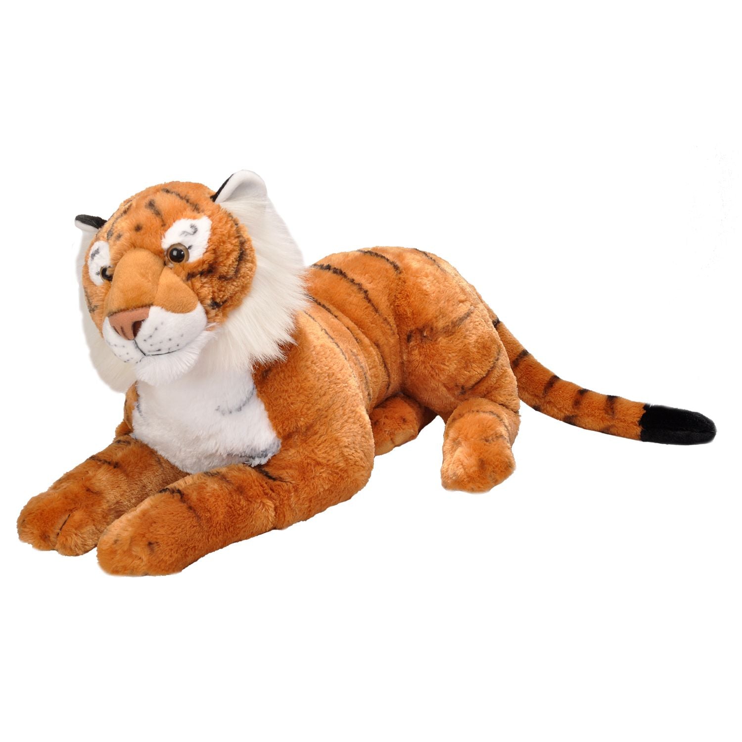 Get a 30-Inch Jumbo Tiger Stuffed Toy from Wild Republic Cuddlekins - Perfect for Hugging