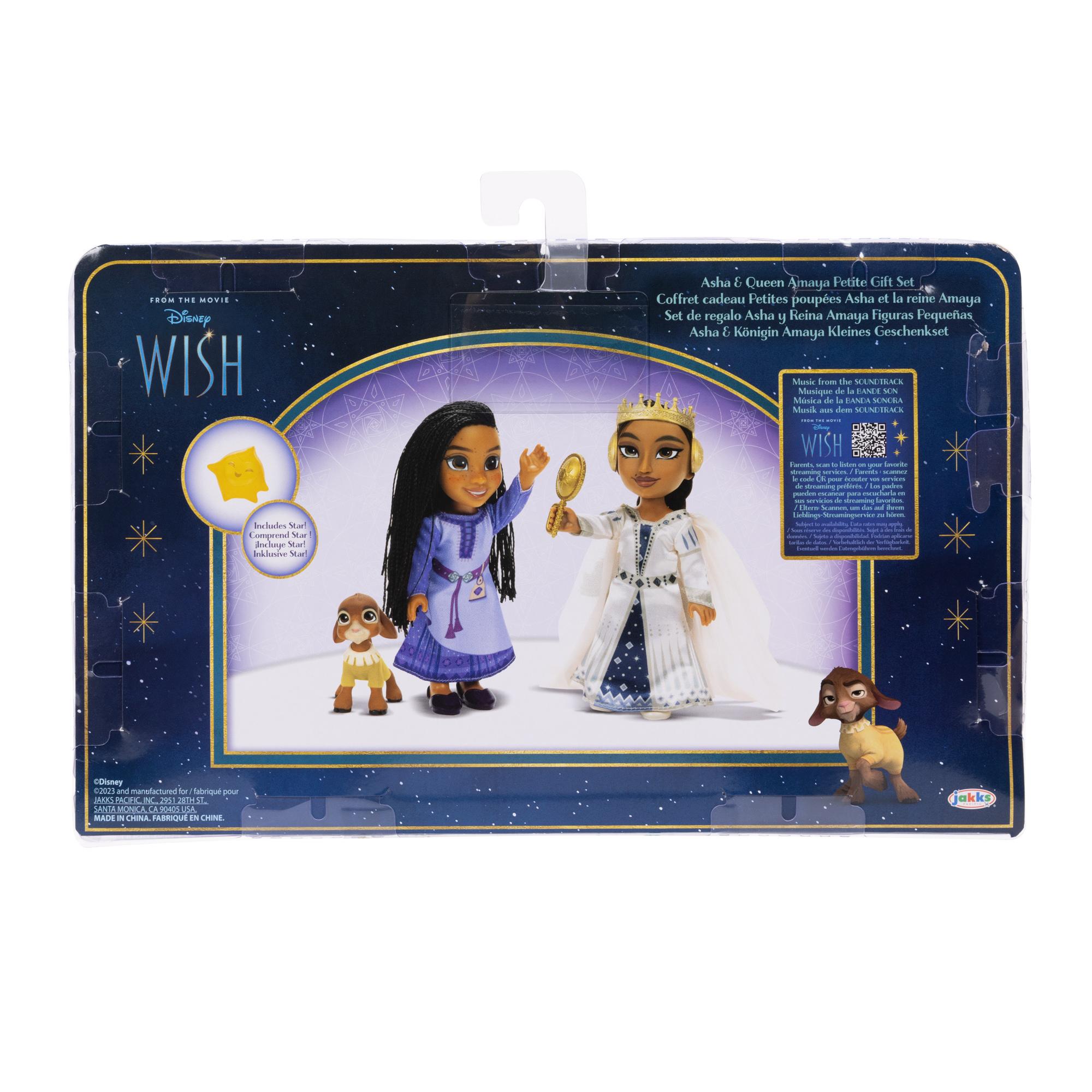 Hot! Disney Wish Asha & Amaya Petite Doll Storytelling Gift Set for Kids