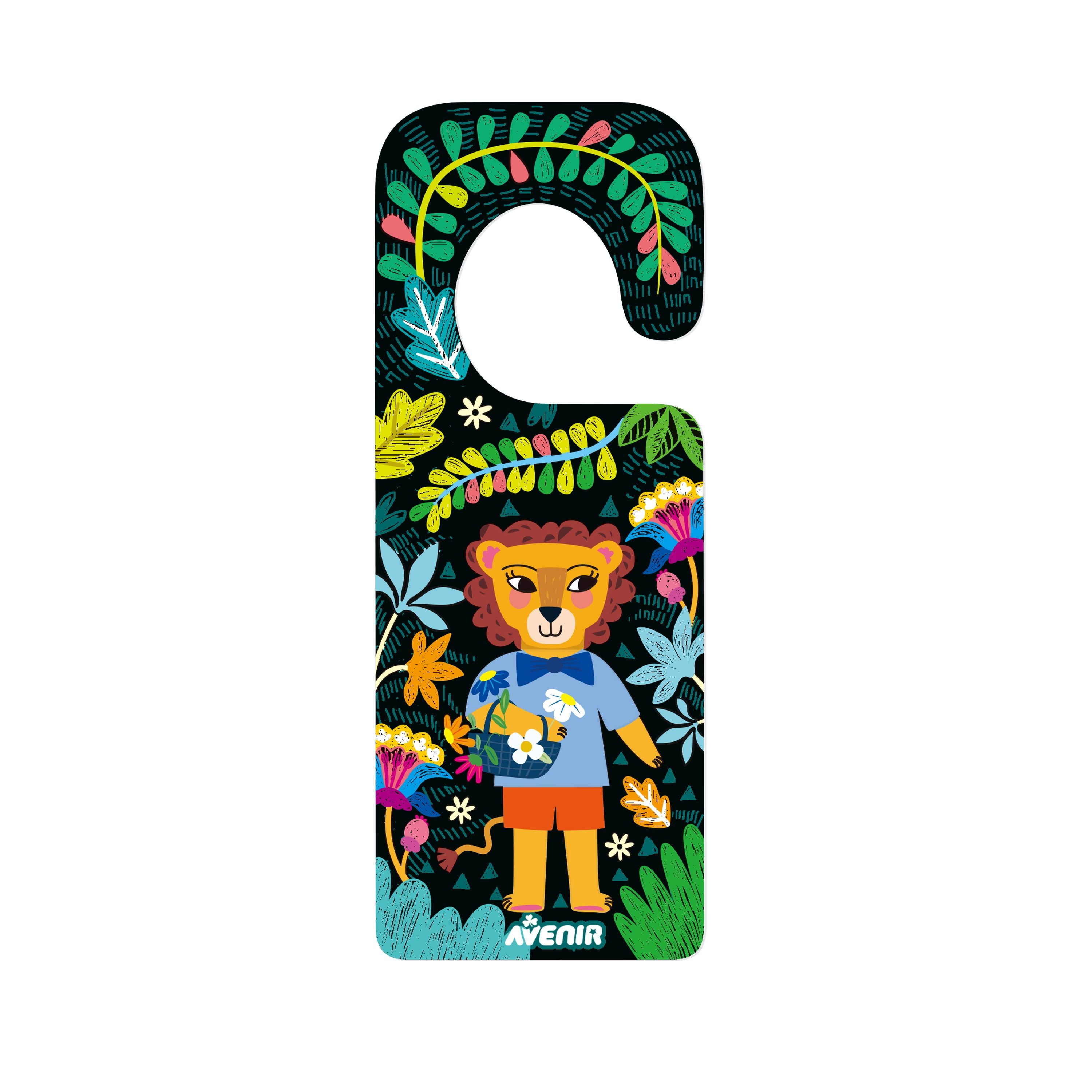 Exclusive Offer: 5-Piece Scratchable Animal Door Hangers for Kids Aged 3 and Up