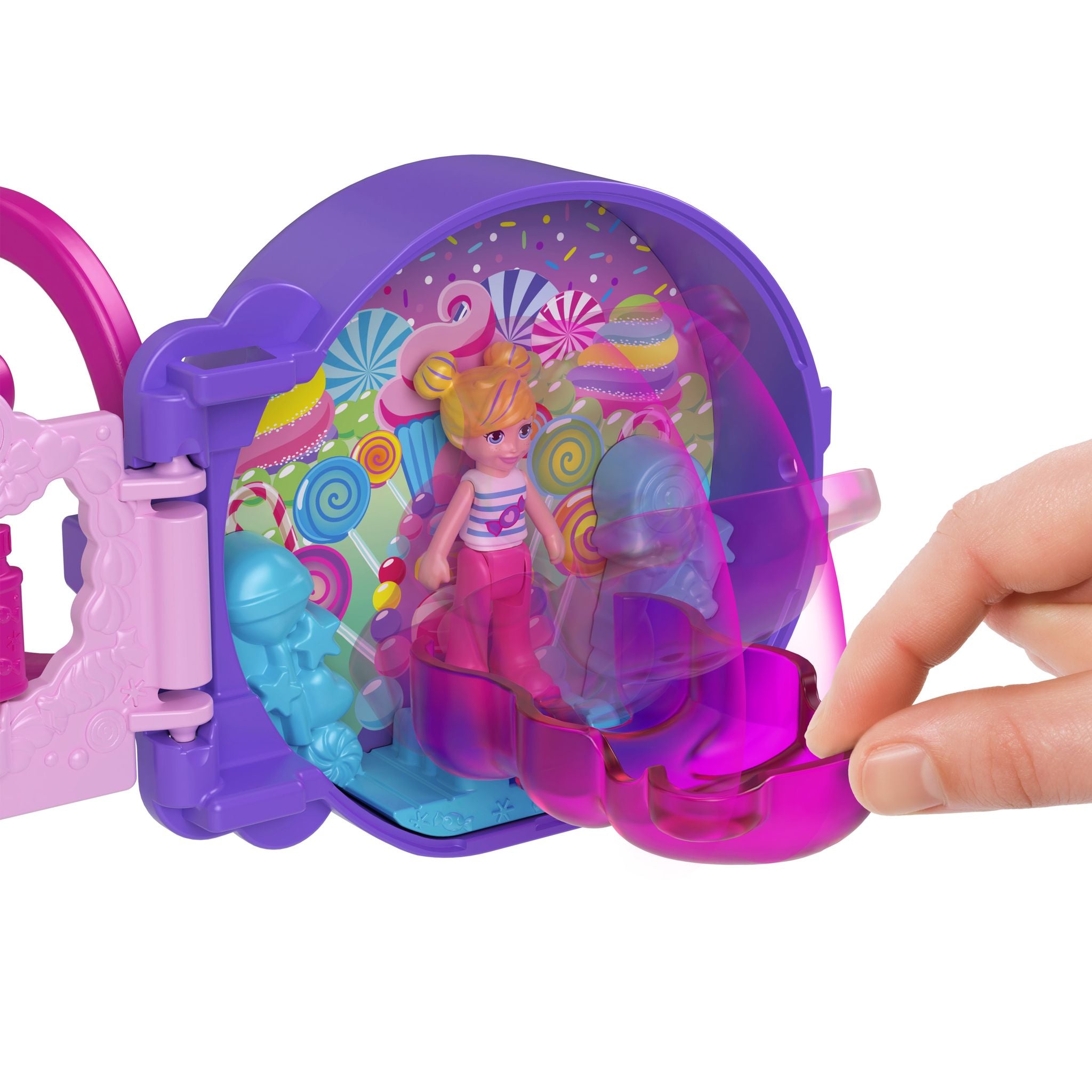 Portable Polly Pocket Fun - Adorable Candy Shop Playset