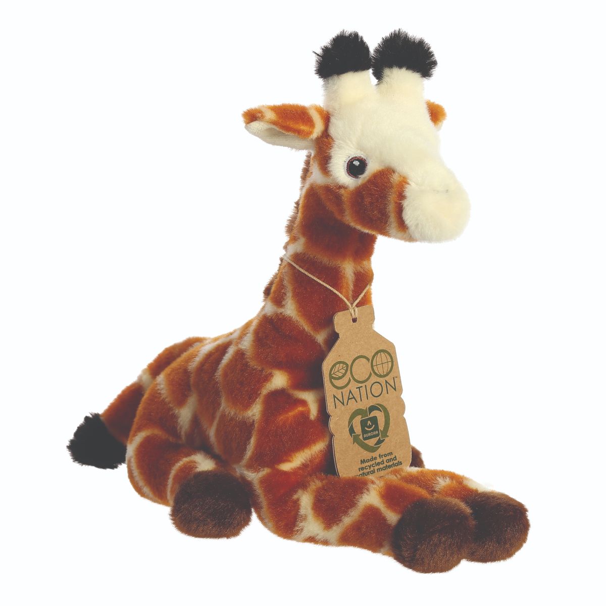 Aurora Eco Nation Soft and Sustainable Giraffe Plush Toy