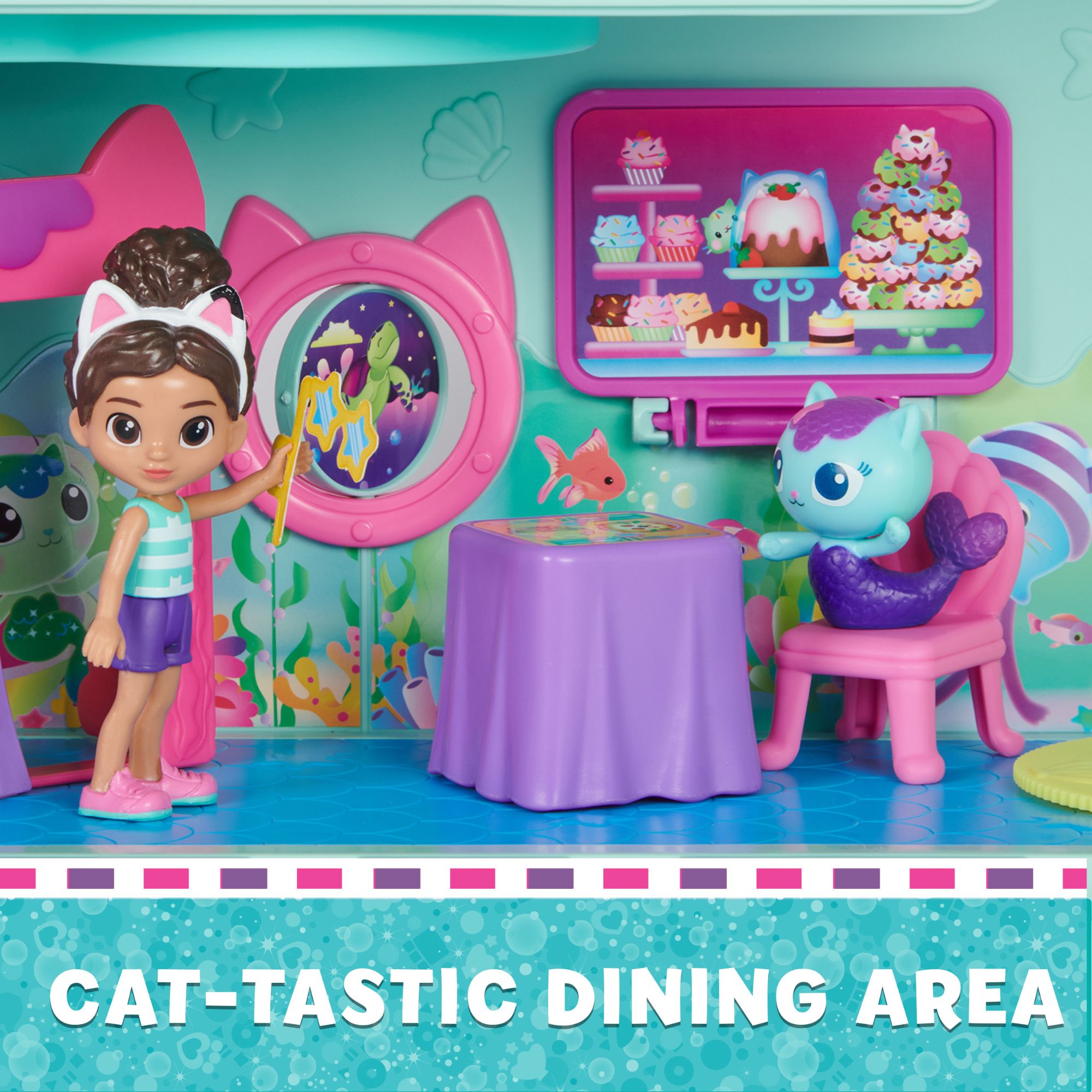 Hot Deal! DreamWorks Gabby's Dollhouse Gabby Cat Friend Ship Playset for Endless Pretend Adventures