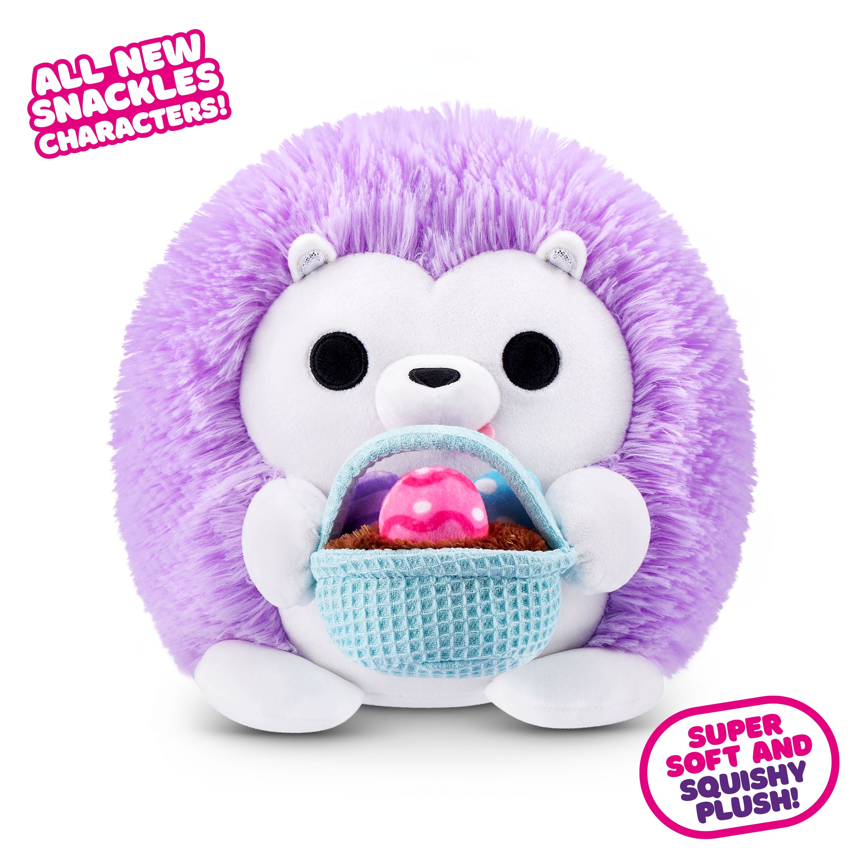 ZURU 14-Inch Soft Easter Snackles Plush - Andrew Hedgehog