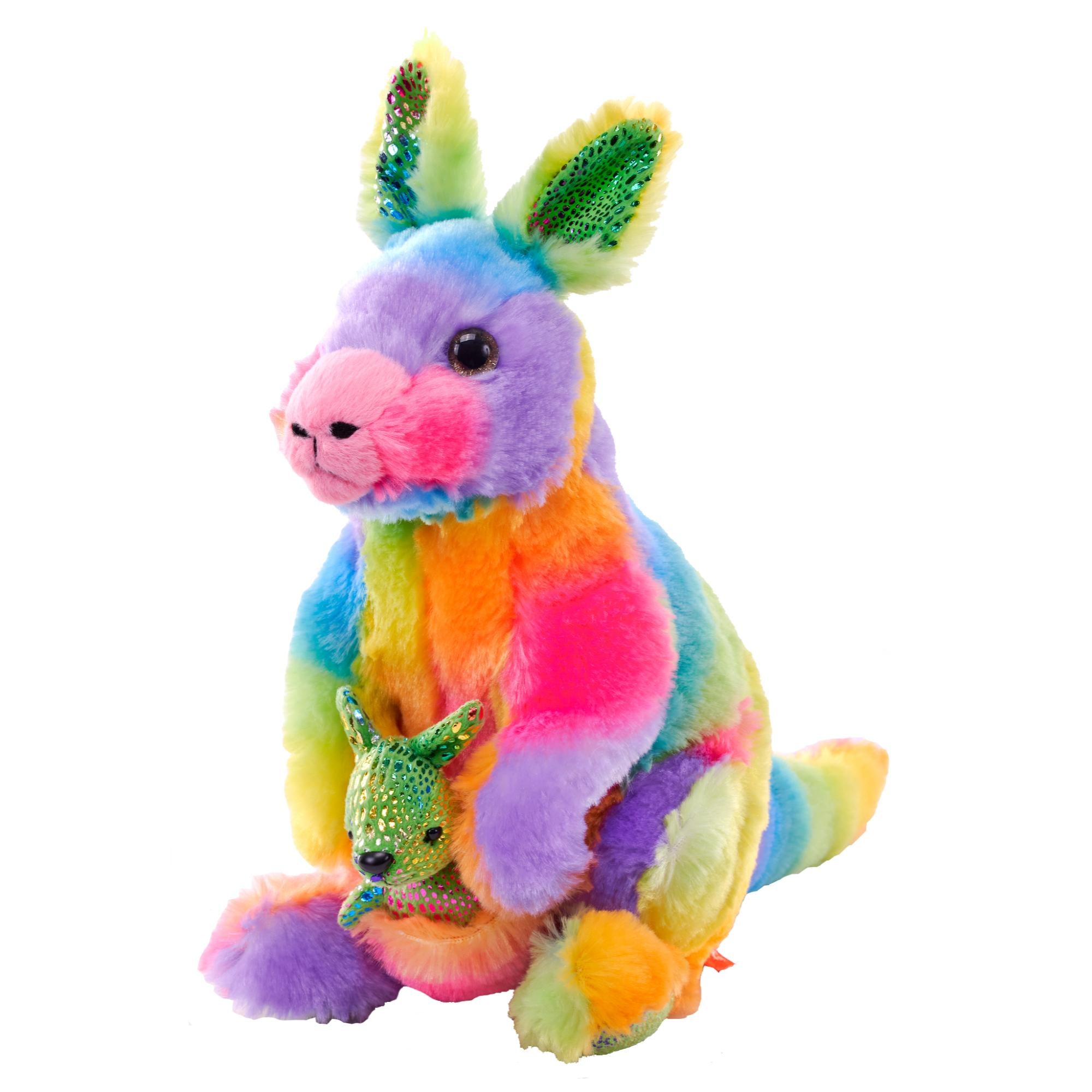 Wild Republic 12-Inch Rainbowkins Kangaroo - Adorable Plush!
