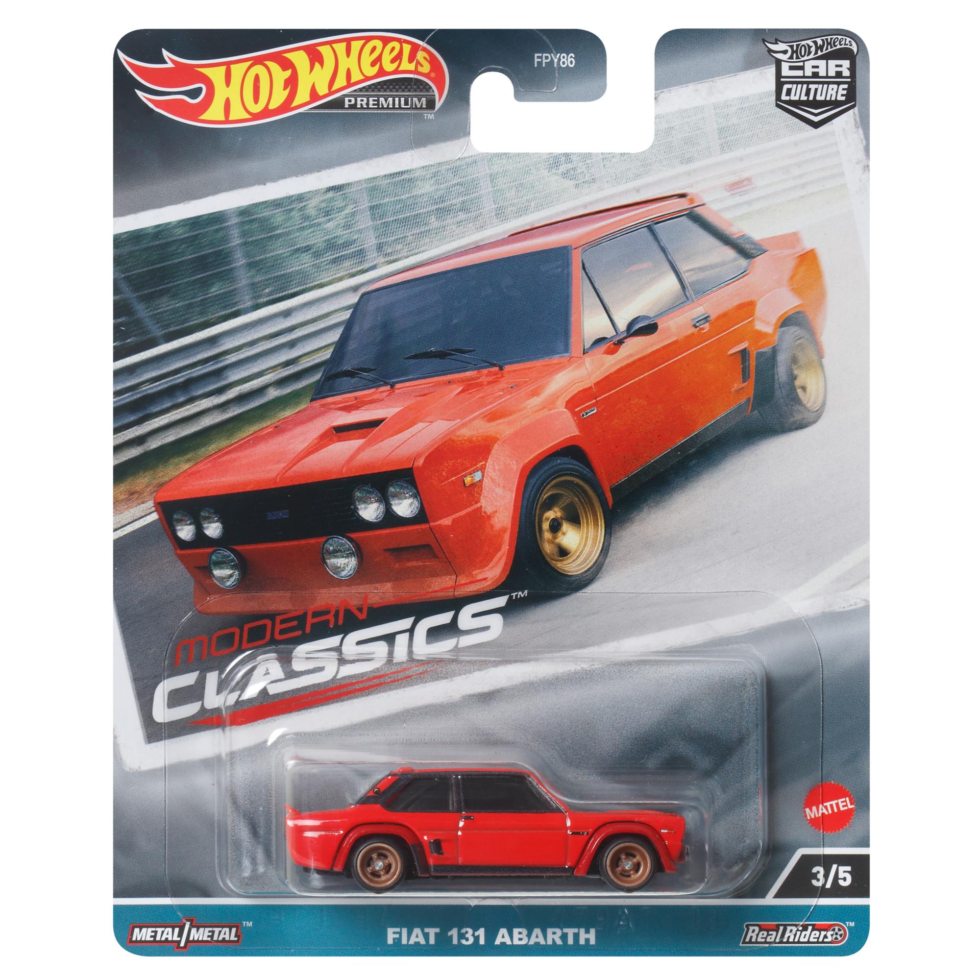 Hot Wheels Car Culture Modern Classics: 3/5 Premium Fiat 131 Abarth Vehicle