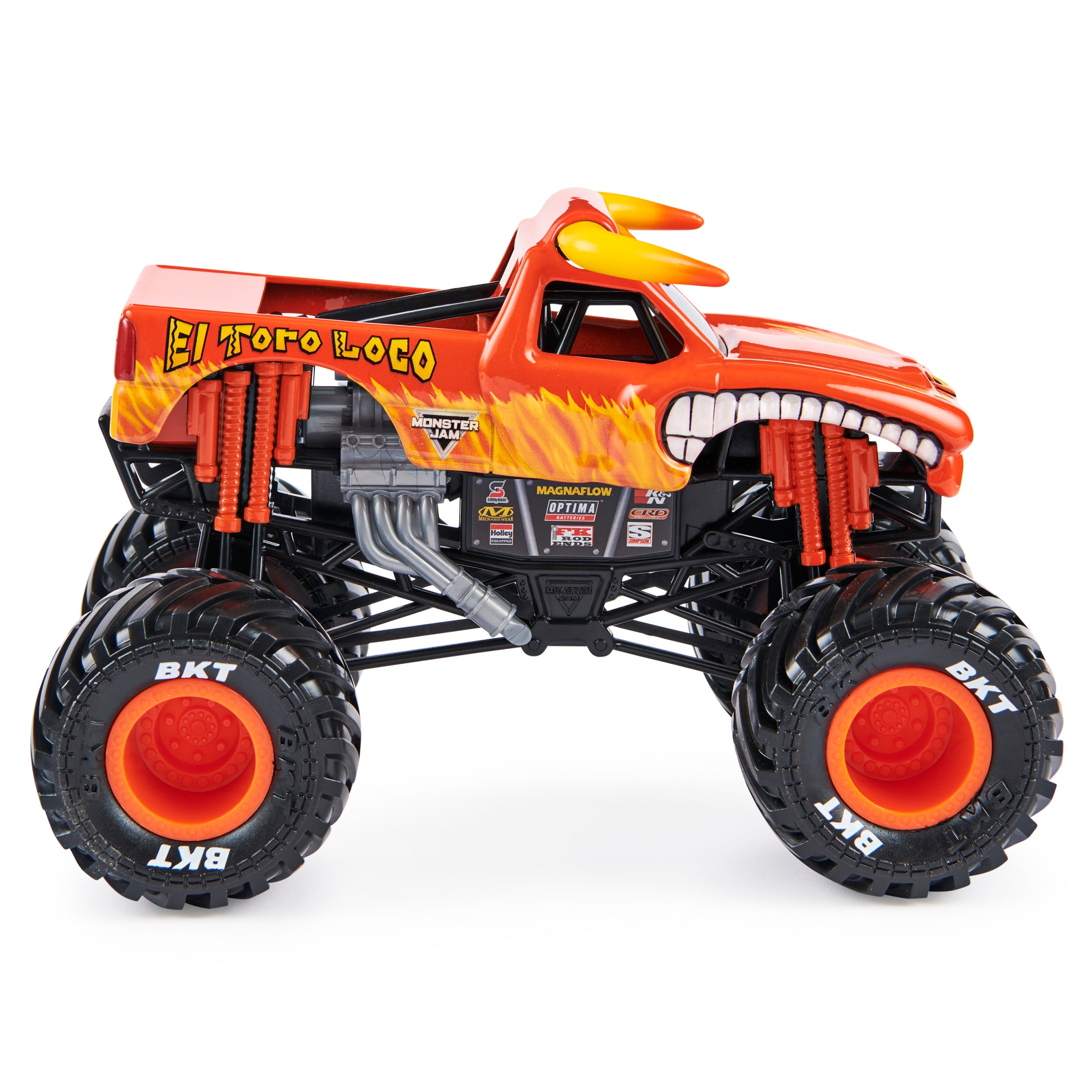 Hot Deal: 1:24 Scale Monster Jam Die - Cast Orange Monster Truck El Toro Loco