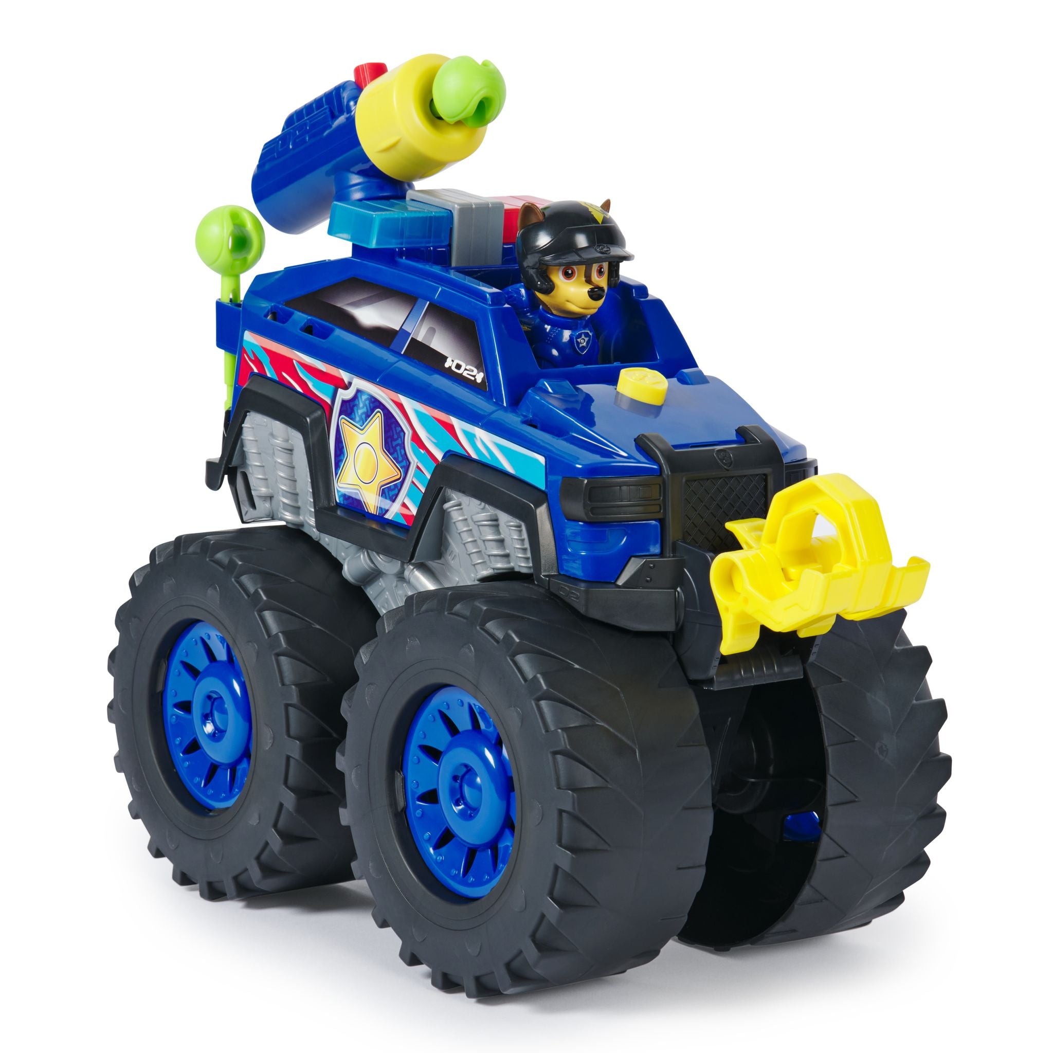 PAW Patrol Chase's Super-Powered Hauling Rescue Racer with Lights and Sounds