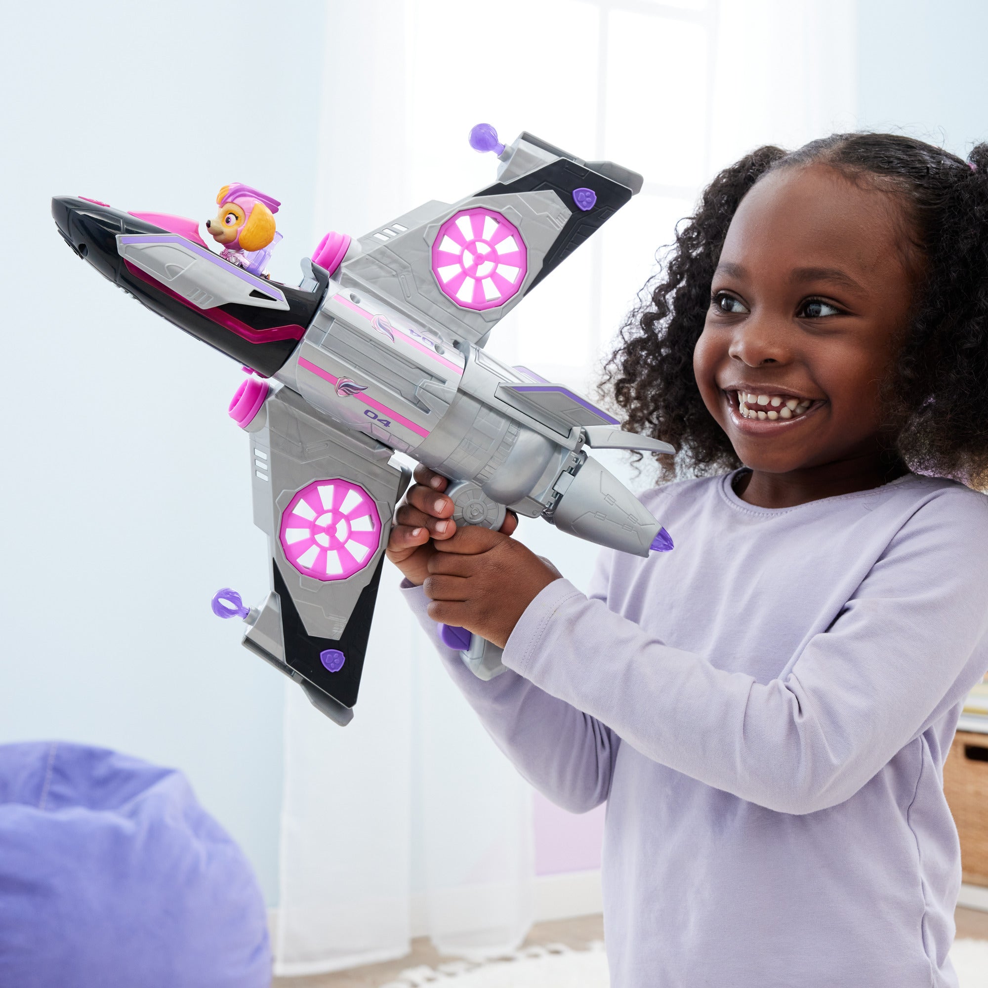 PAW Patrol Mighty Movie Skye's Rescue Jet - Ideal Gift for Kids