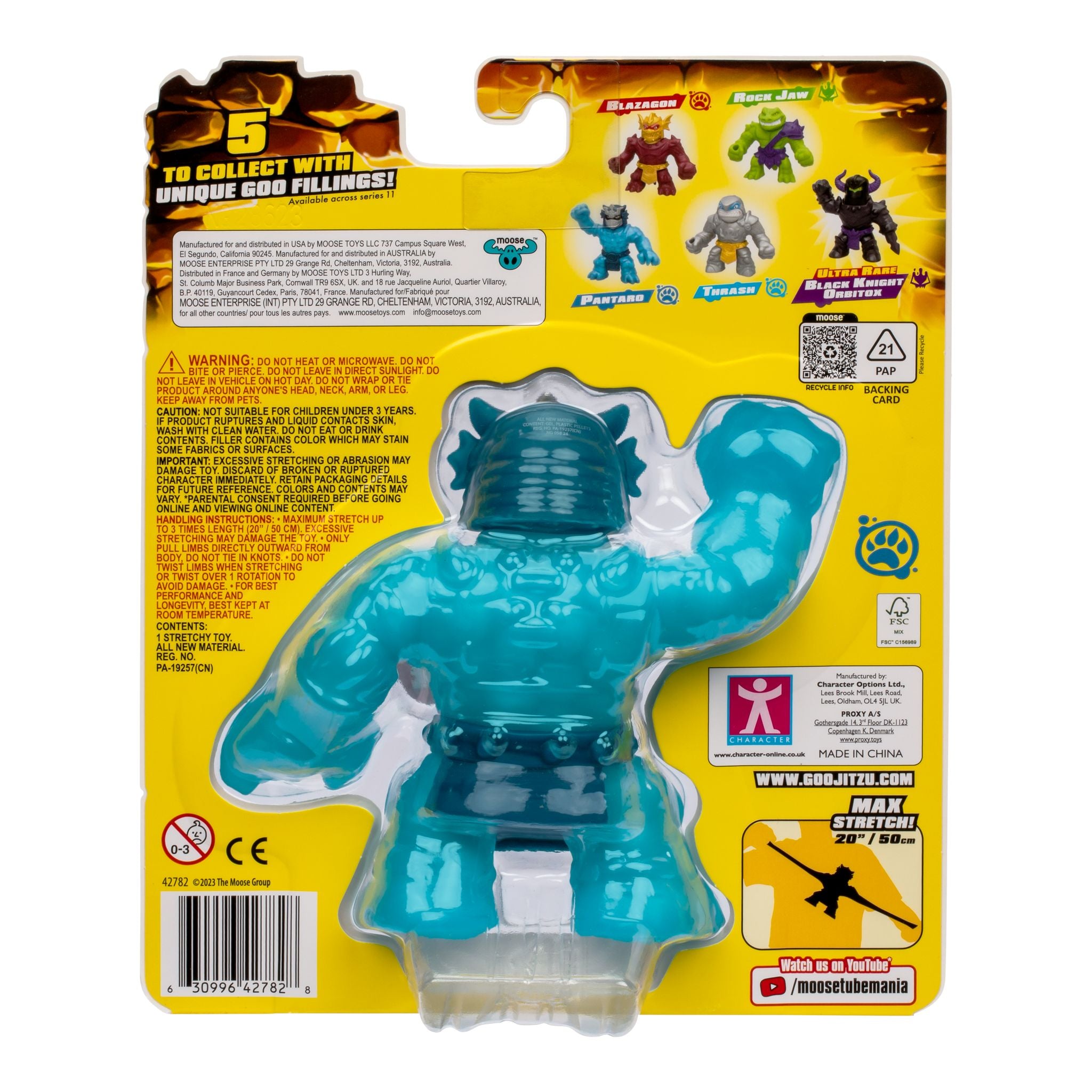 Hot! Heroes Of Goo Jit Zu Stretch Strikers S11 - Pantaro Hero Pack
