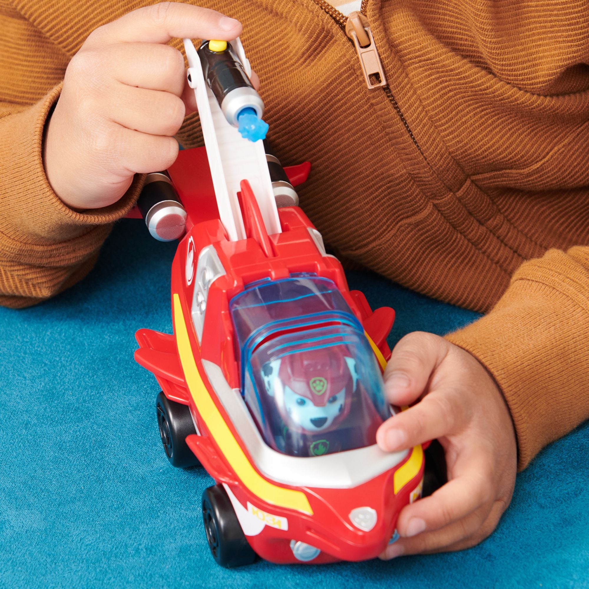 Hot Sale! PAW Patrol Aqua Themed Action Figure - Marshall's Dolphin Rescue Vehicle