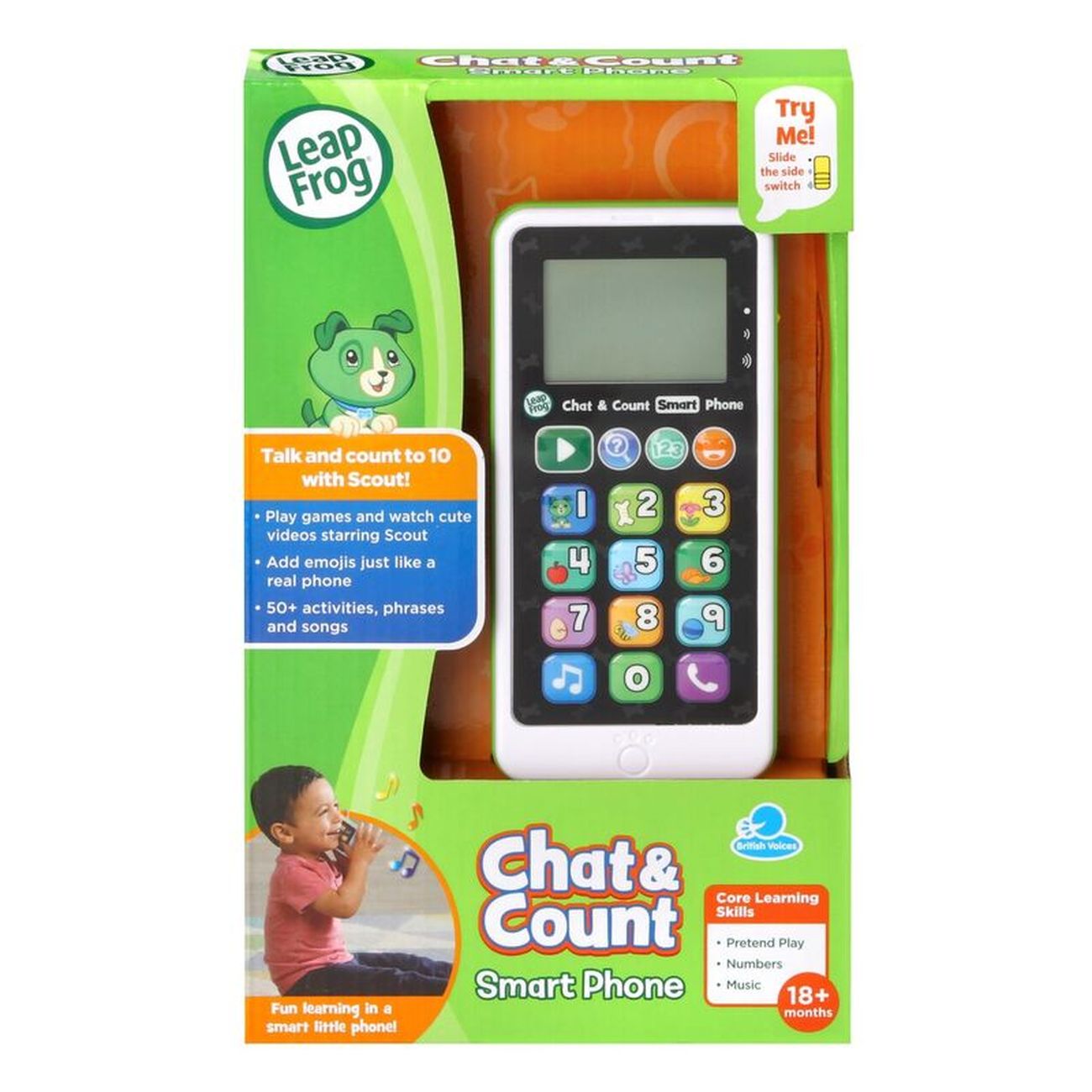 Leapfrog Smart Chat & Count Phone - Great for Learning!
