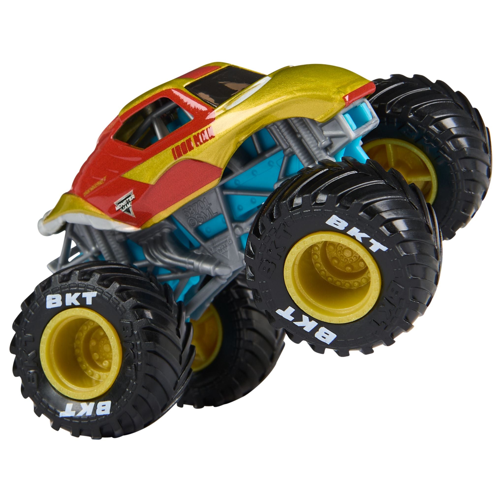 1:64 Scale Monster Jam Marvel 2 - Pack: Iron Man vs War Machine Die - Cast Trucks