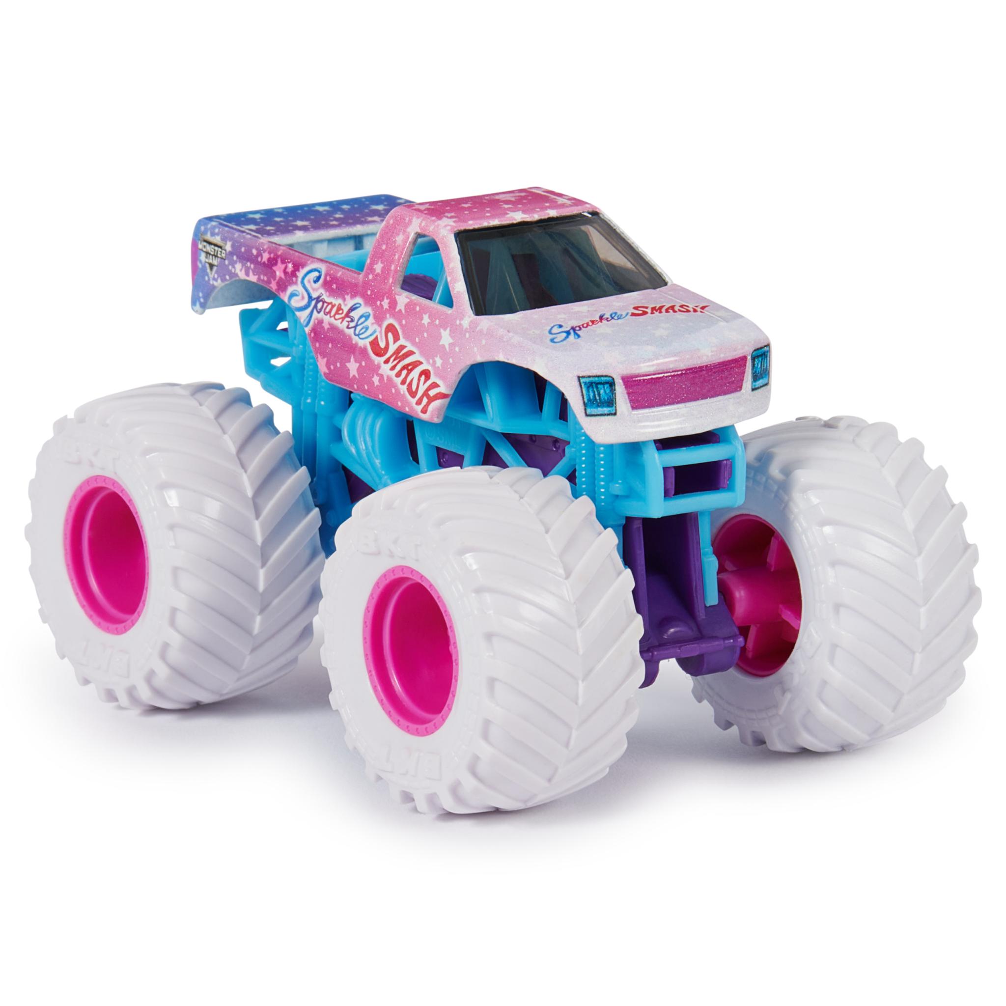 Hot Deal! 1:64 Scale Monster Jam 2-Pack - Sparkle Smash Battle Set