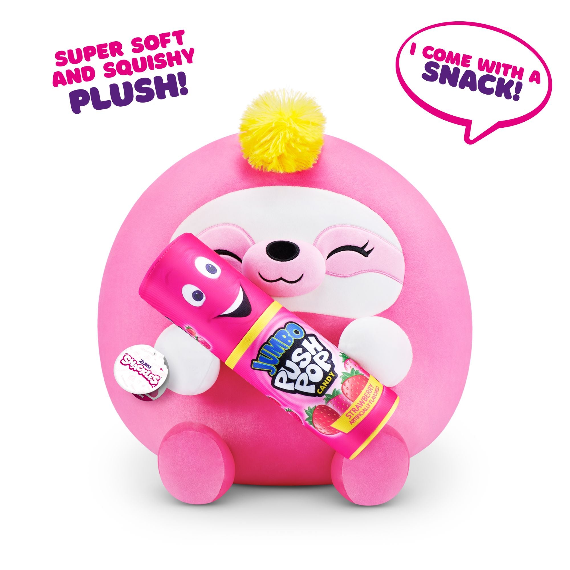 ZURU Super Sized Soft and Huggable Snackles Plush - Susie