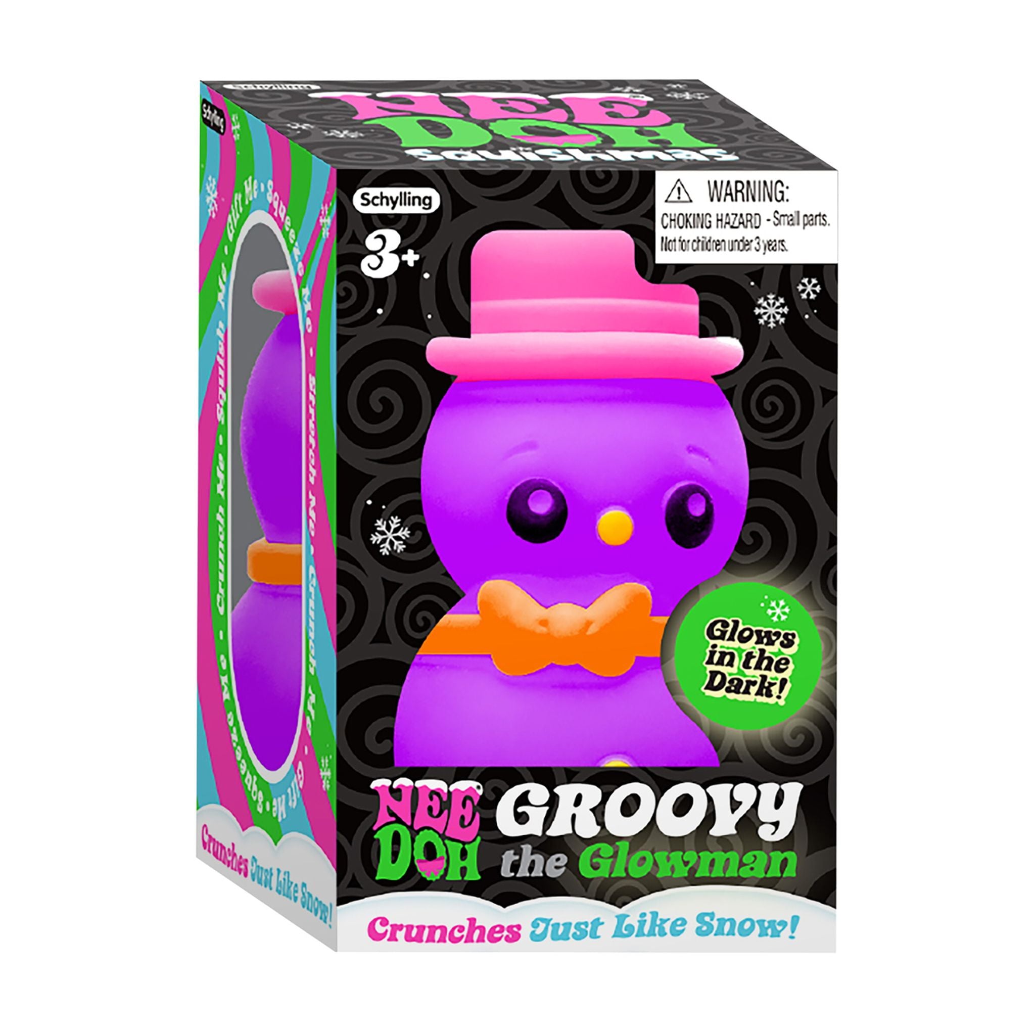 Schylling NeeDoh Groovy Glowman: Assorted Neon Fidget Toys