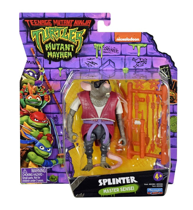 Hot! Teenage Mutant Ninja Turtles: Mutant Mayhem - Splinter Master Sensei Figure