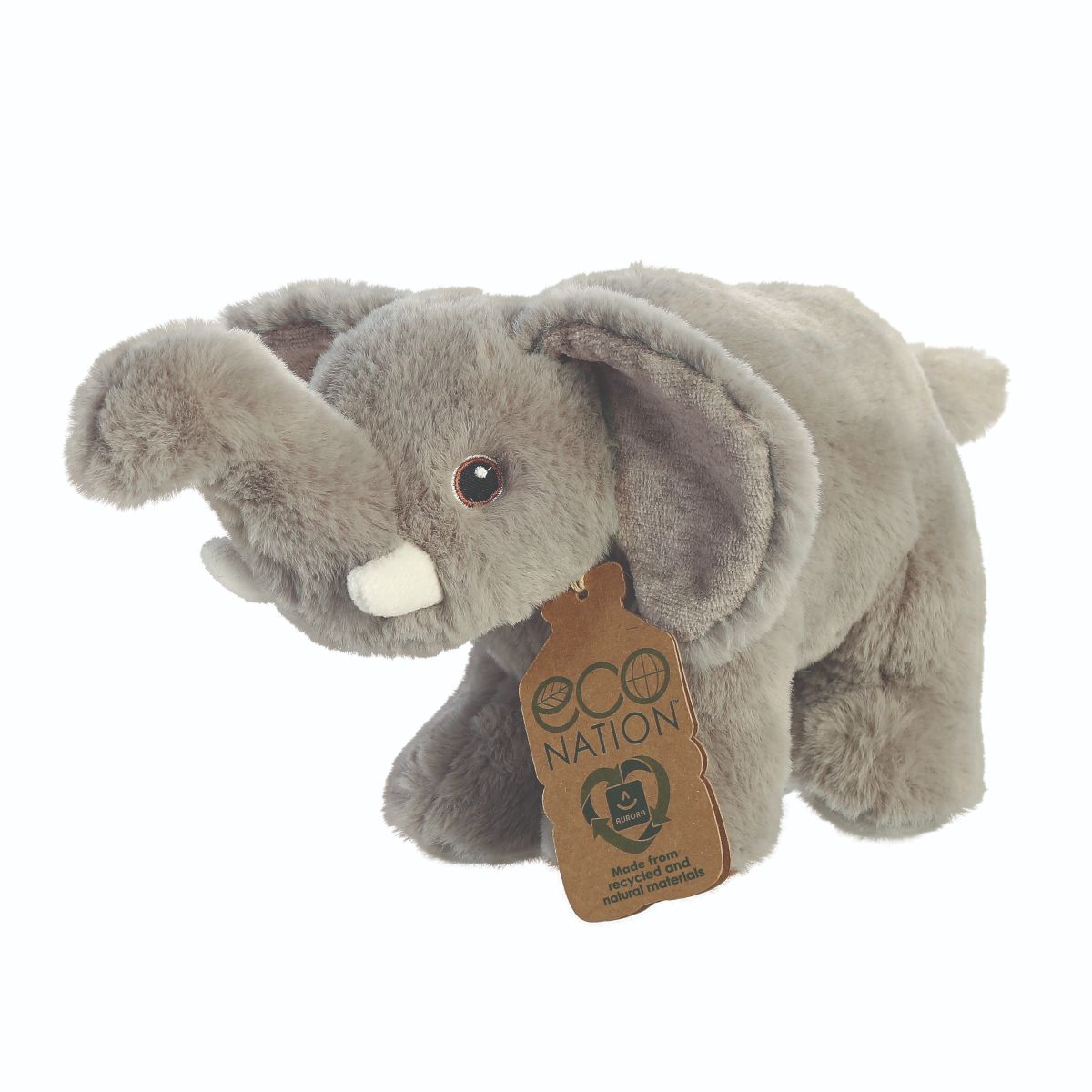 Get Your Sustainable Aurora Eco Nation Soft Elephant Plush Toy Now!