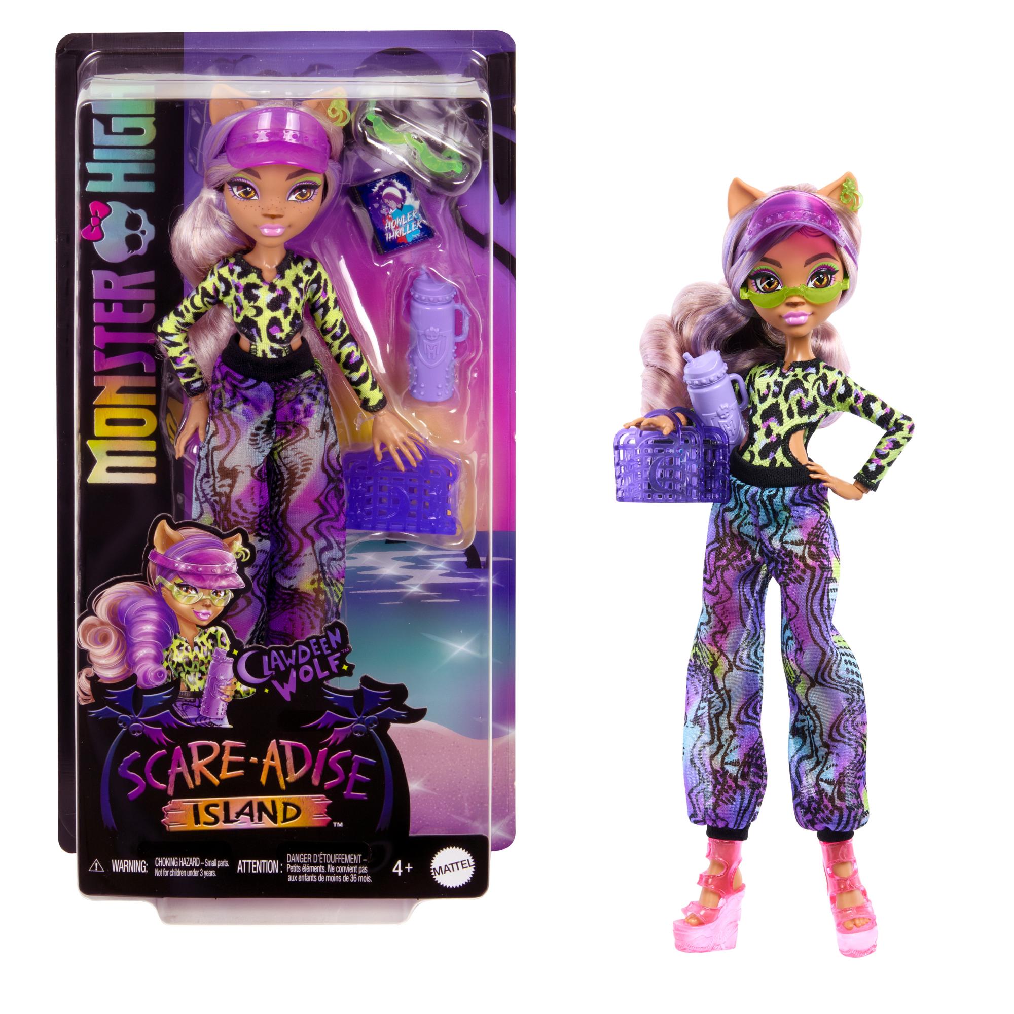Hot Deal! Monster High Scare - Adise Island Collectible Doll - Clawdeen