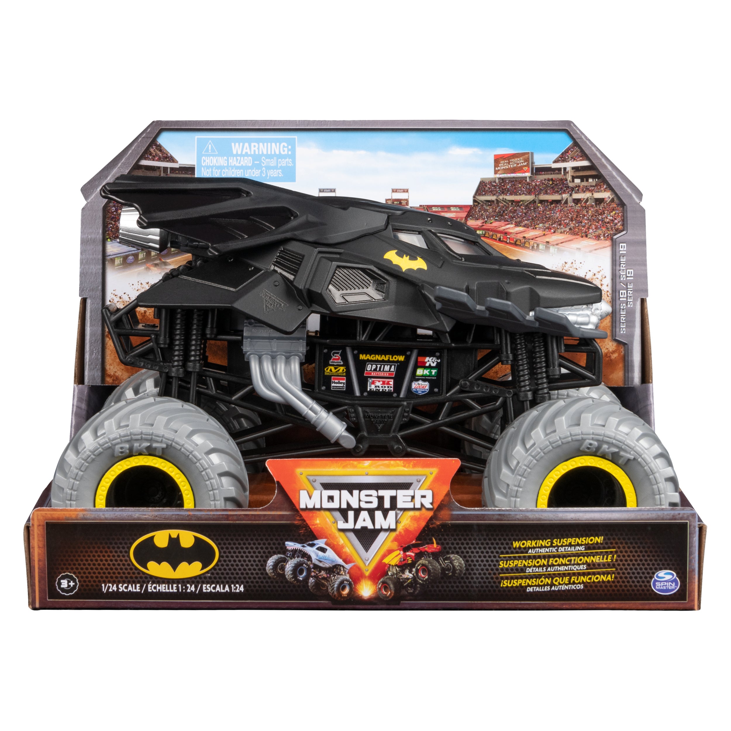 Batman-themed 1:24 Scale Monster Jam Monster Truck - Series 19
