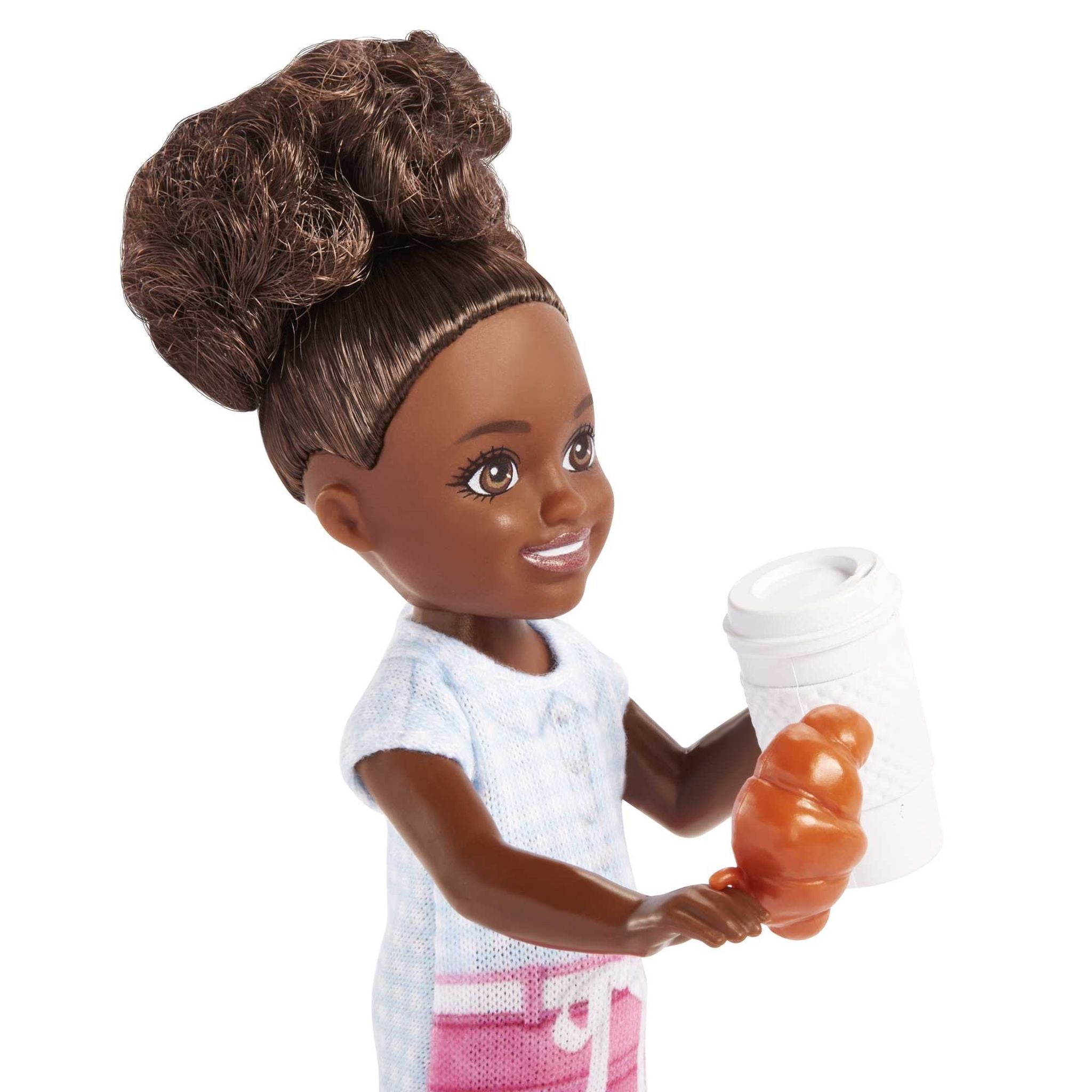 Hot! Barbie Chelsea Can Be Barista Doll