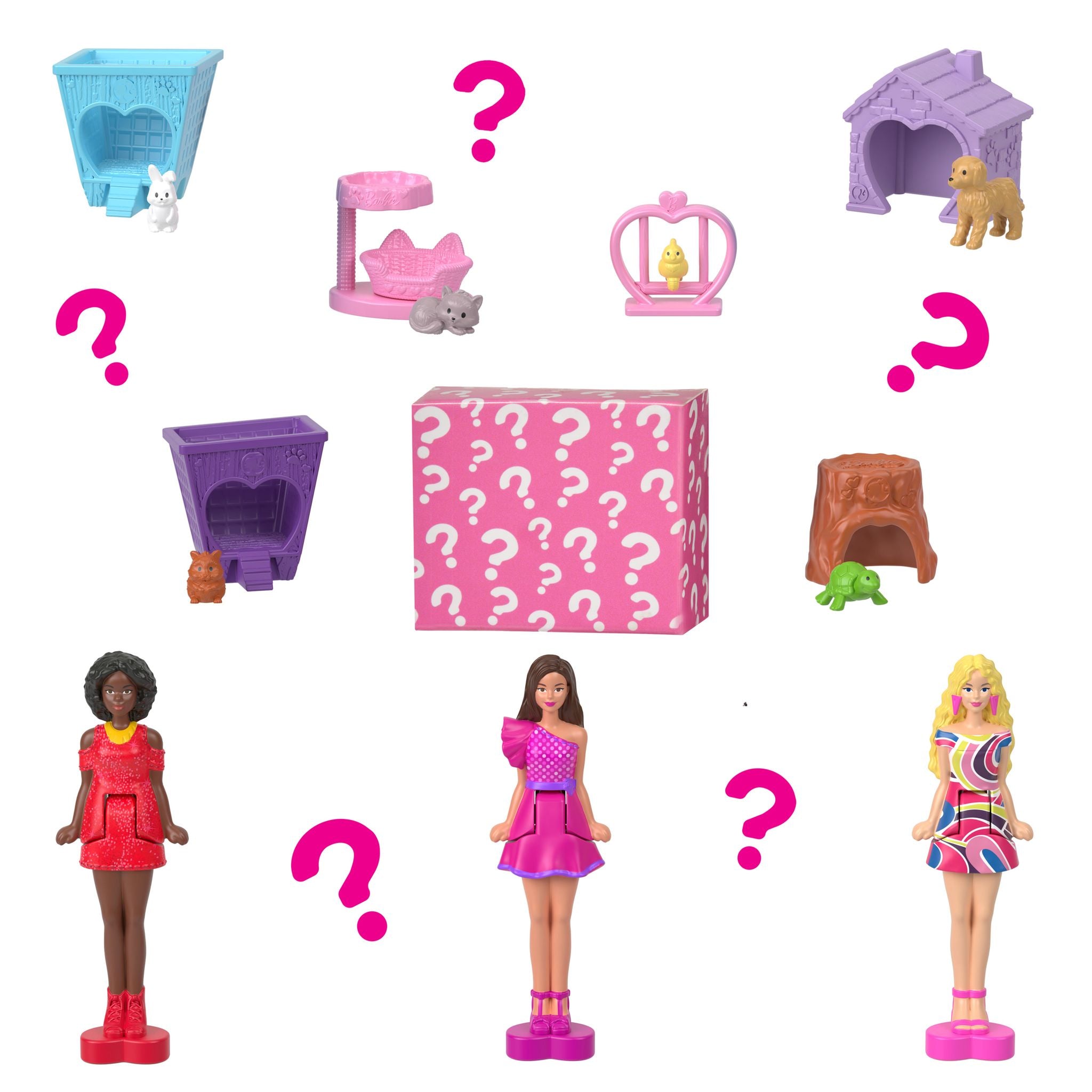 Mini Barbie Land - Adorable Tiny Barbie Dream House Set 2