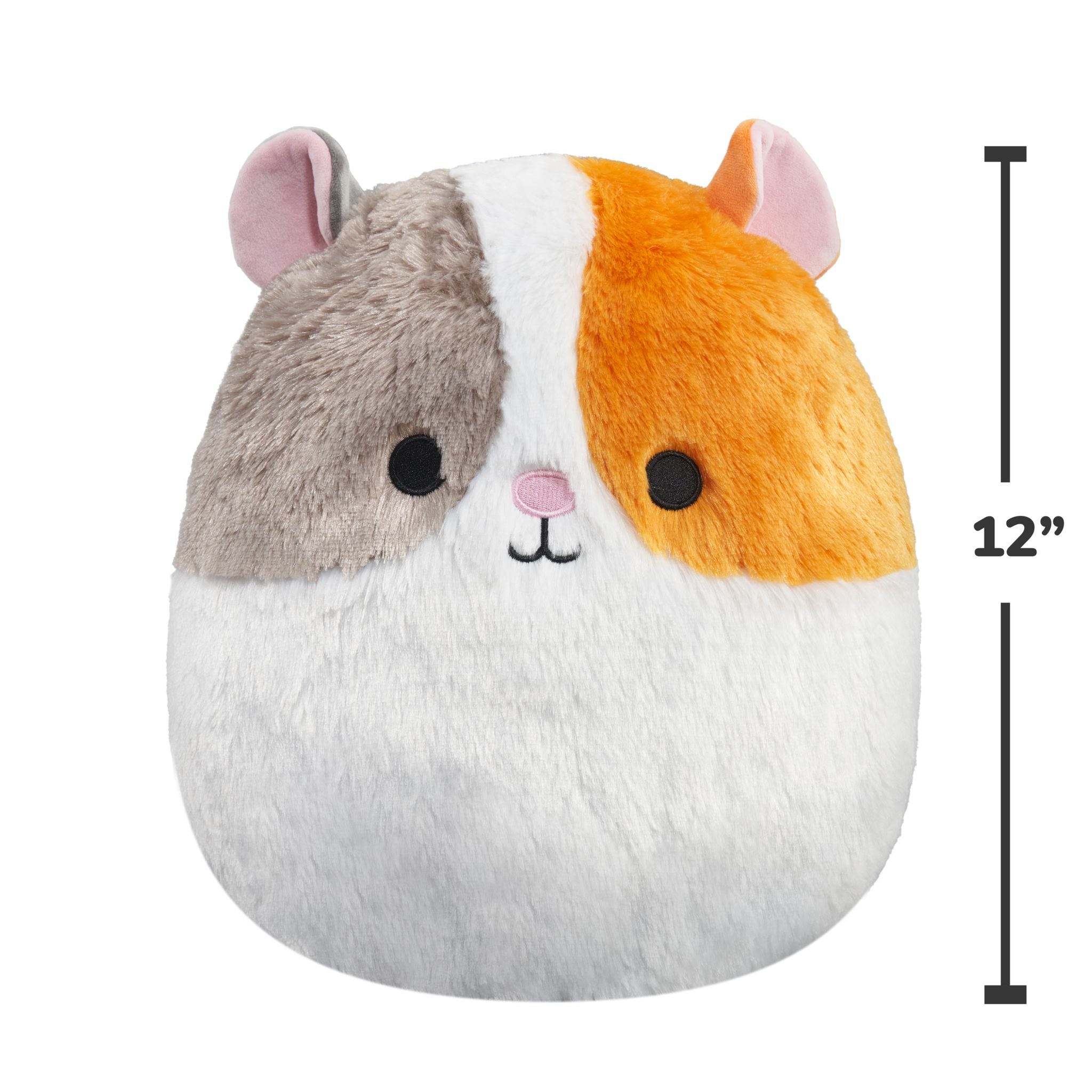 12-Inch Squishmallows Fuzzamallow Premium Plush - Everett The Guinea Pig